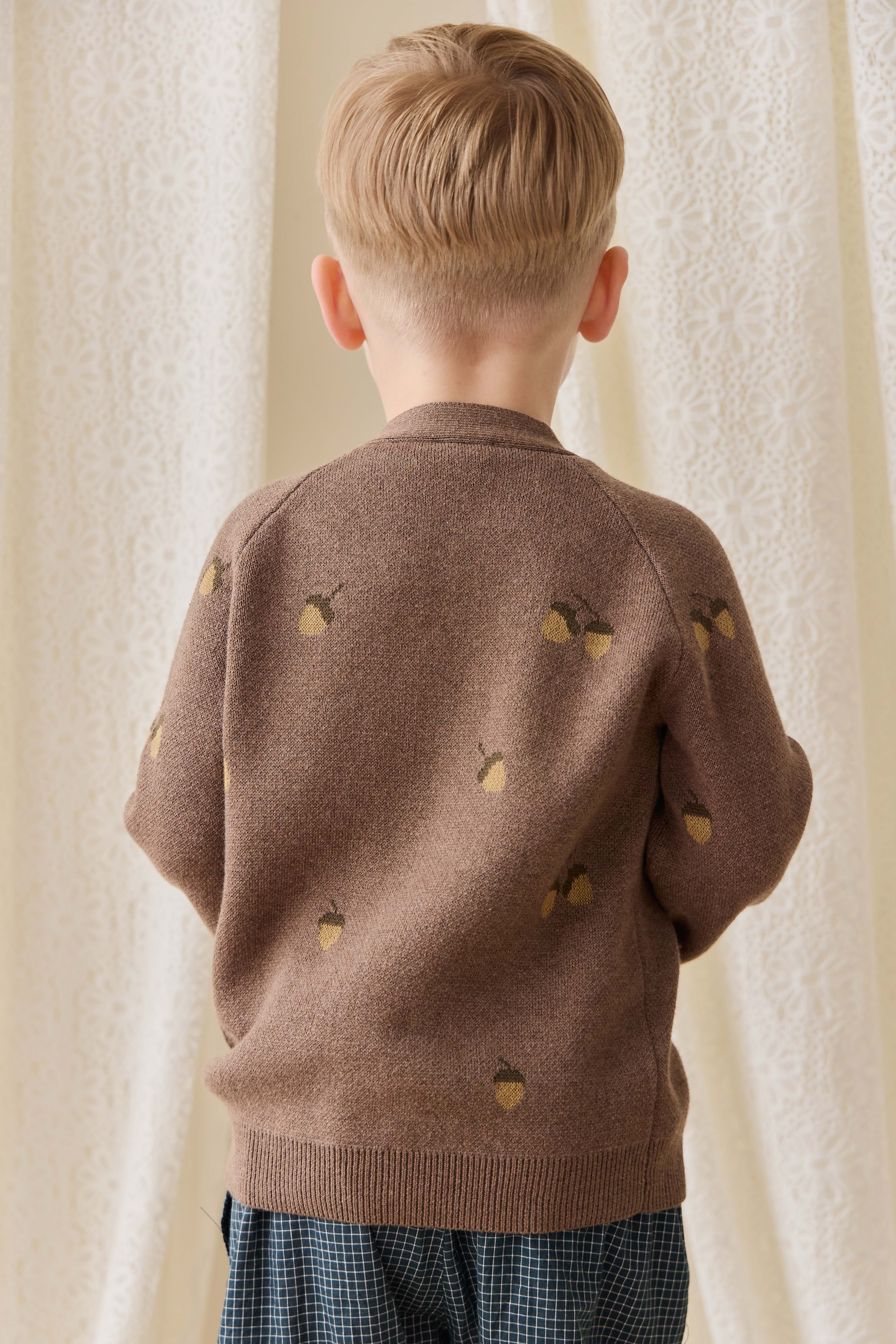 Easton Cardigan - Forest Acorns Toasted Marle - Image 5