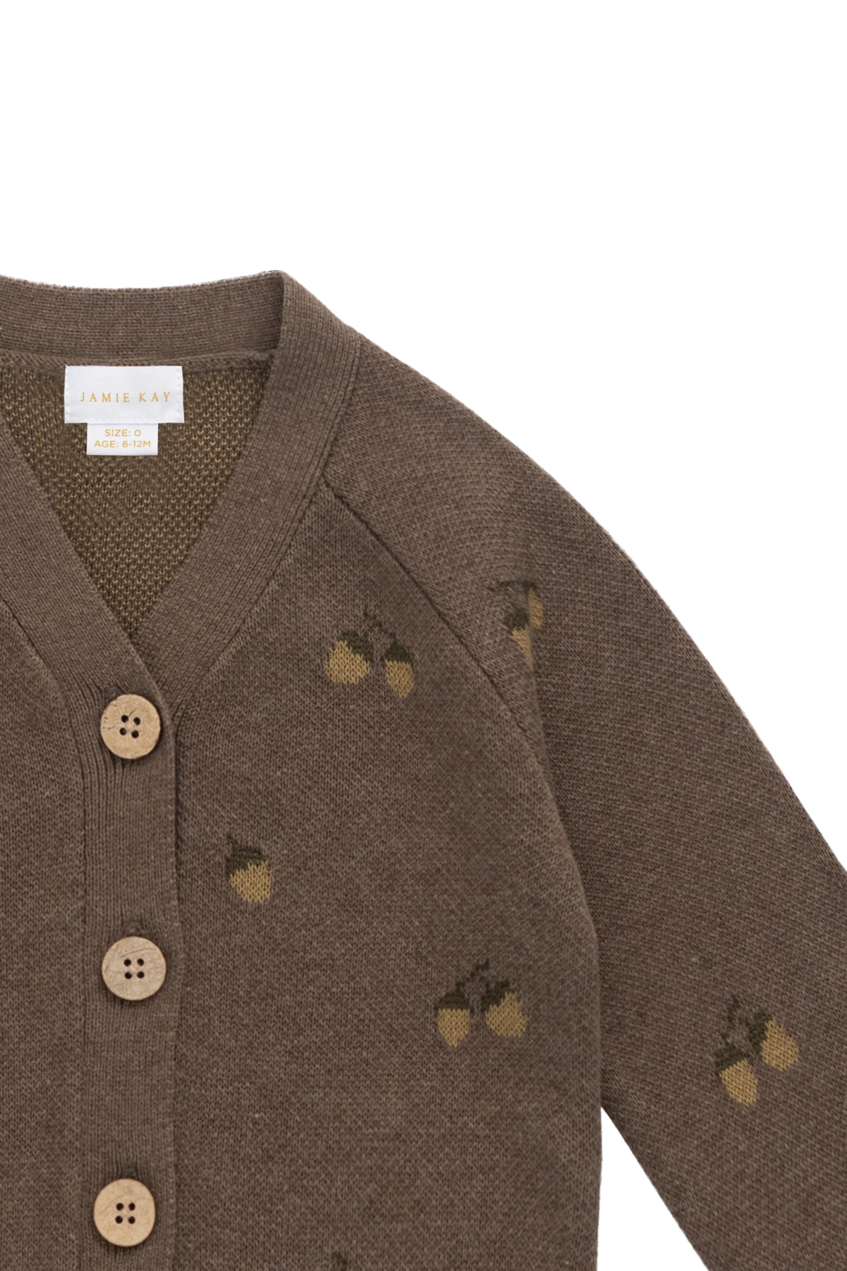 Easton Cardigan - Forest Acorns Toasted Marle - Image 7