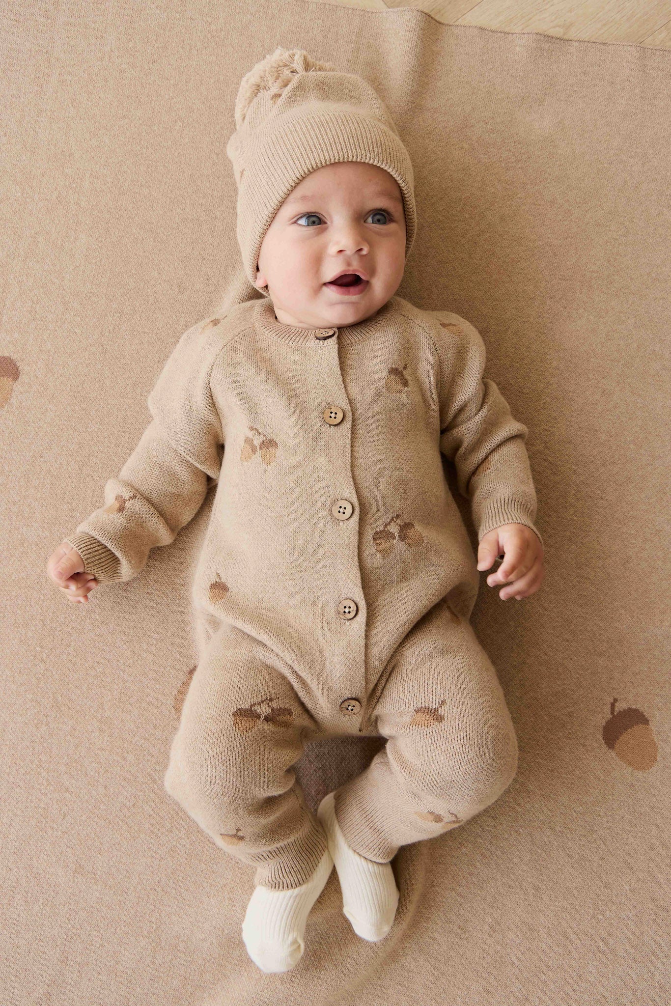 Easton Onepiece - Forest Acorns Cashew Marle - Image 3