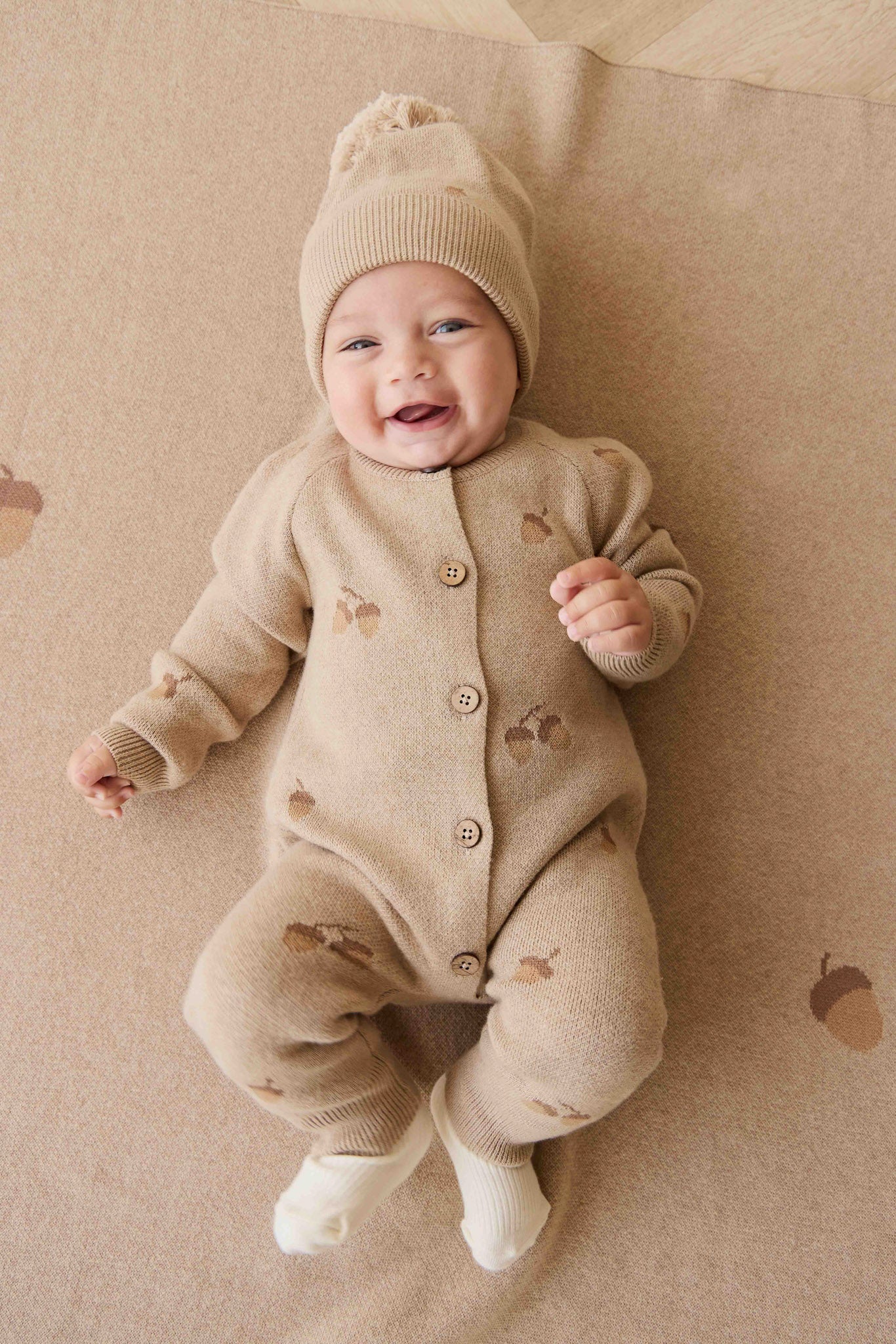 Easton Onepiece - Forest Acorns Cashew Marle - Image 4