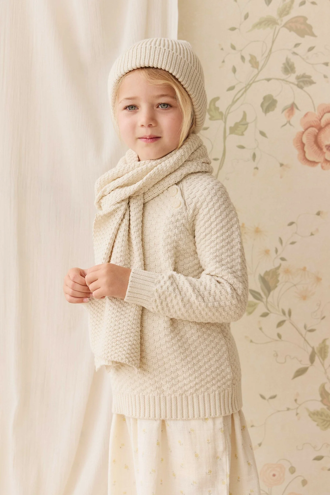 Emelia Scarf - Vanilla - Image 4