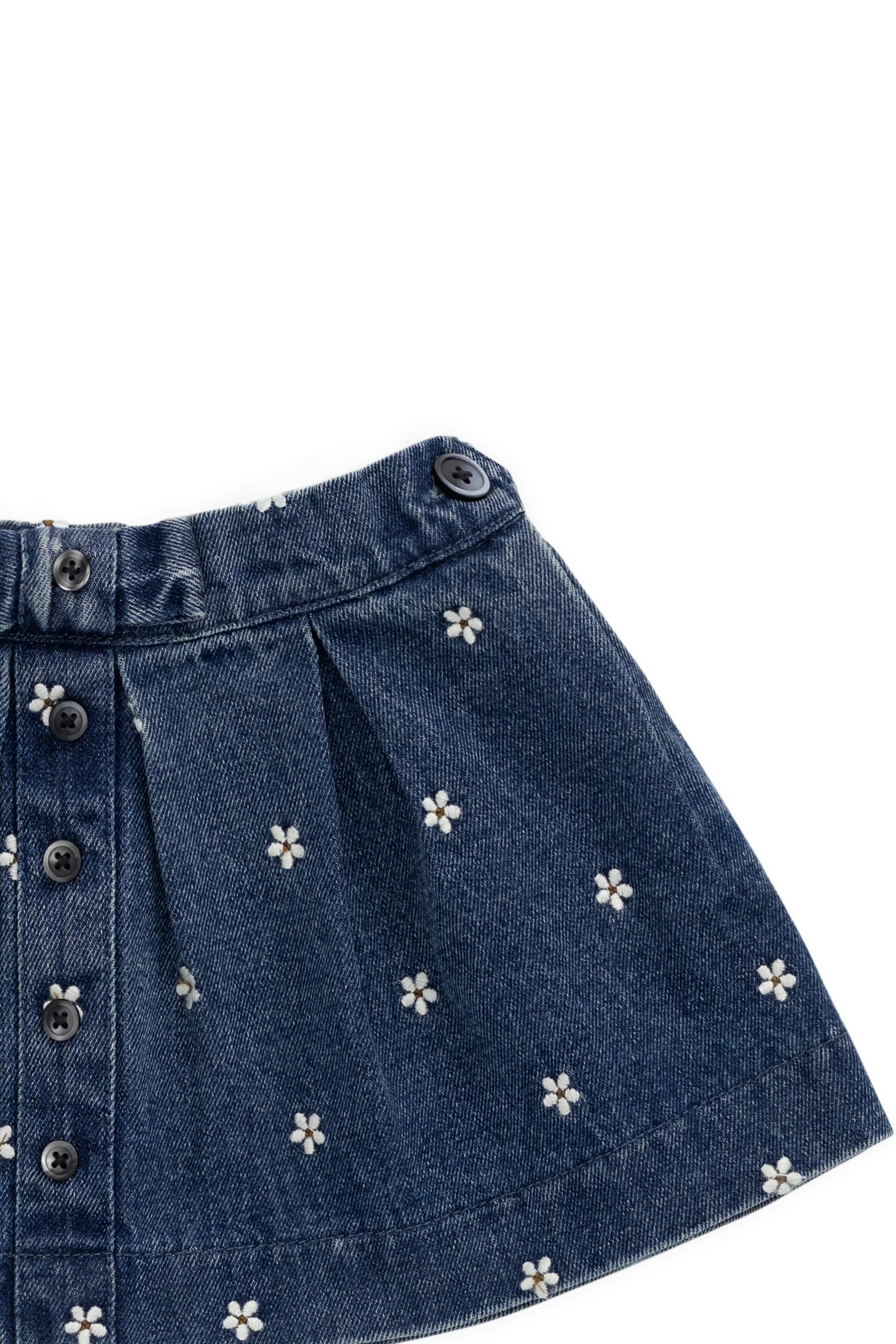Etta Skirt-Josie Floral Denim - Image 9