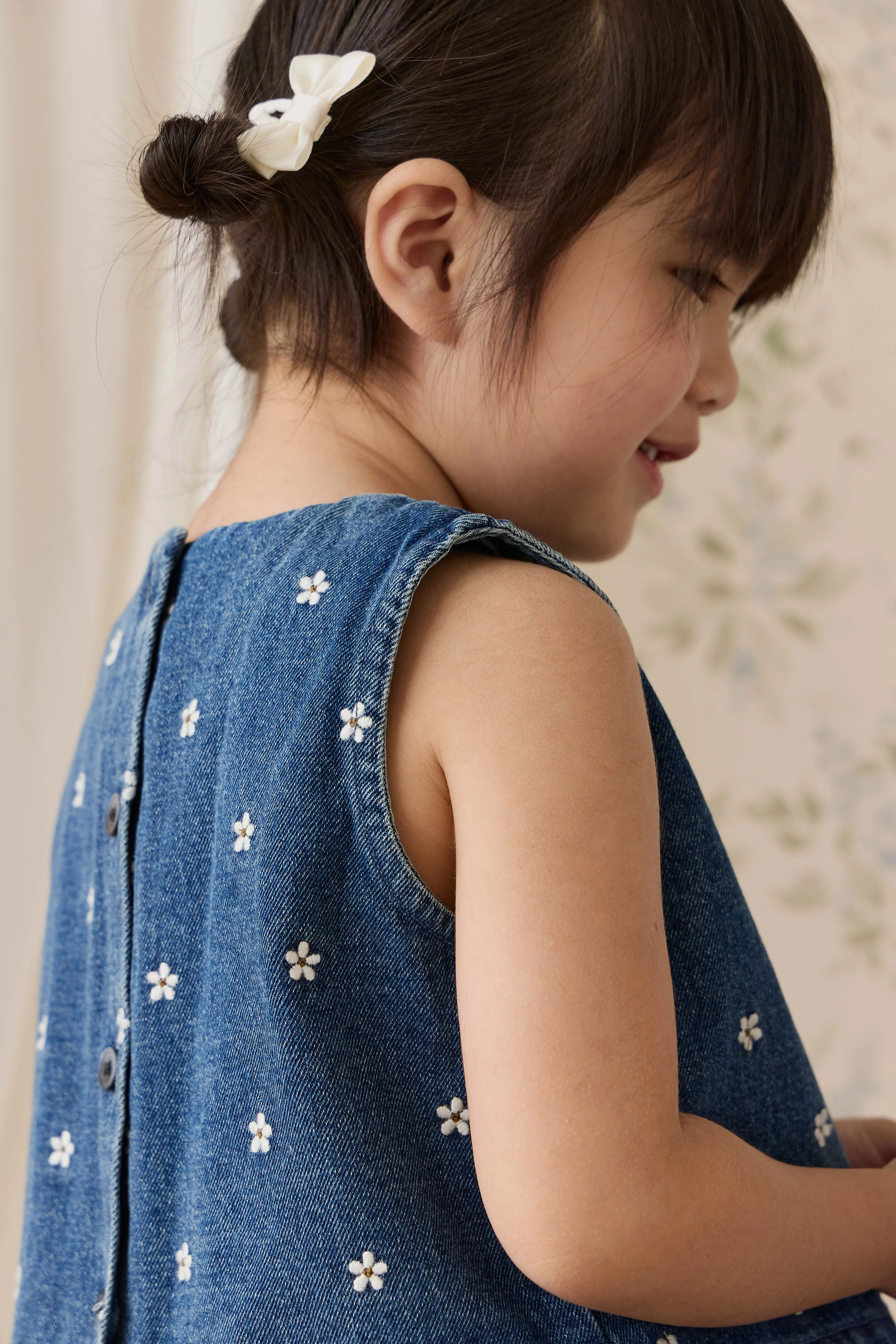 Etta Top-Josie Floral Denim - Image 11