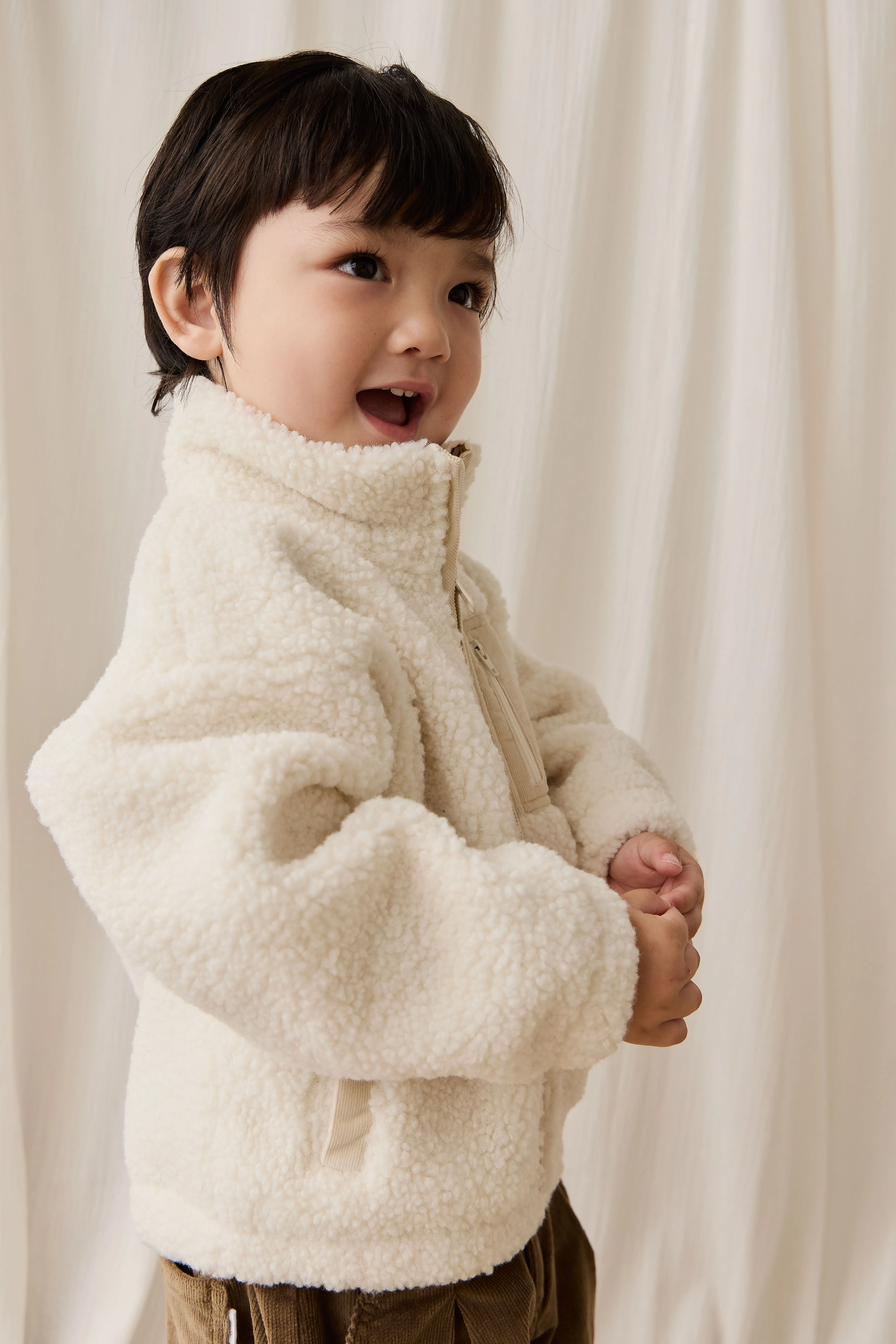 Ezra Sherpa Jacket-Natural - Image 10