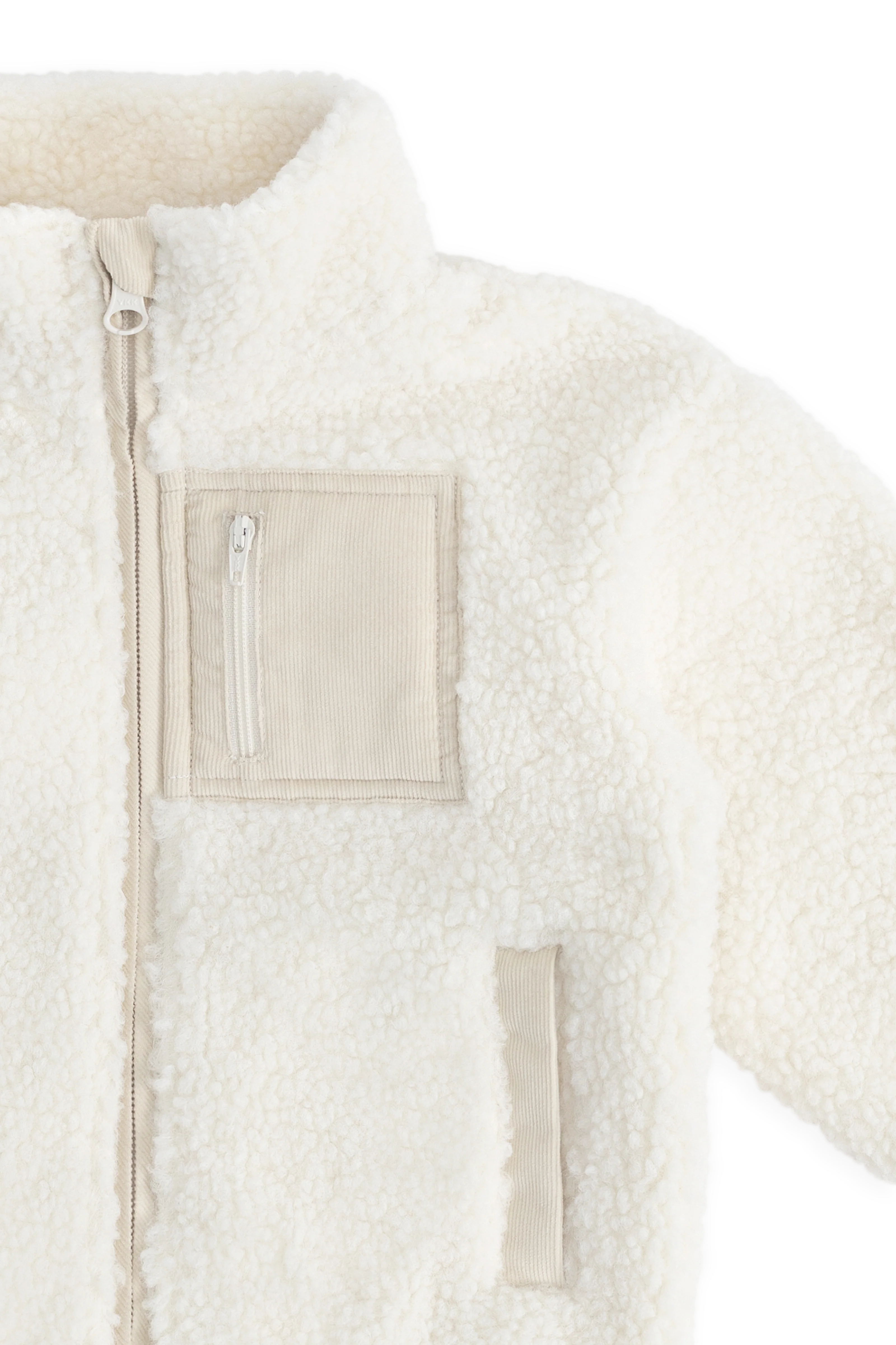 Ezra Sherpa Jacket-Natural - Image 11