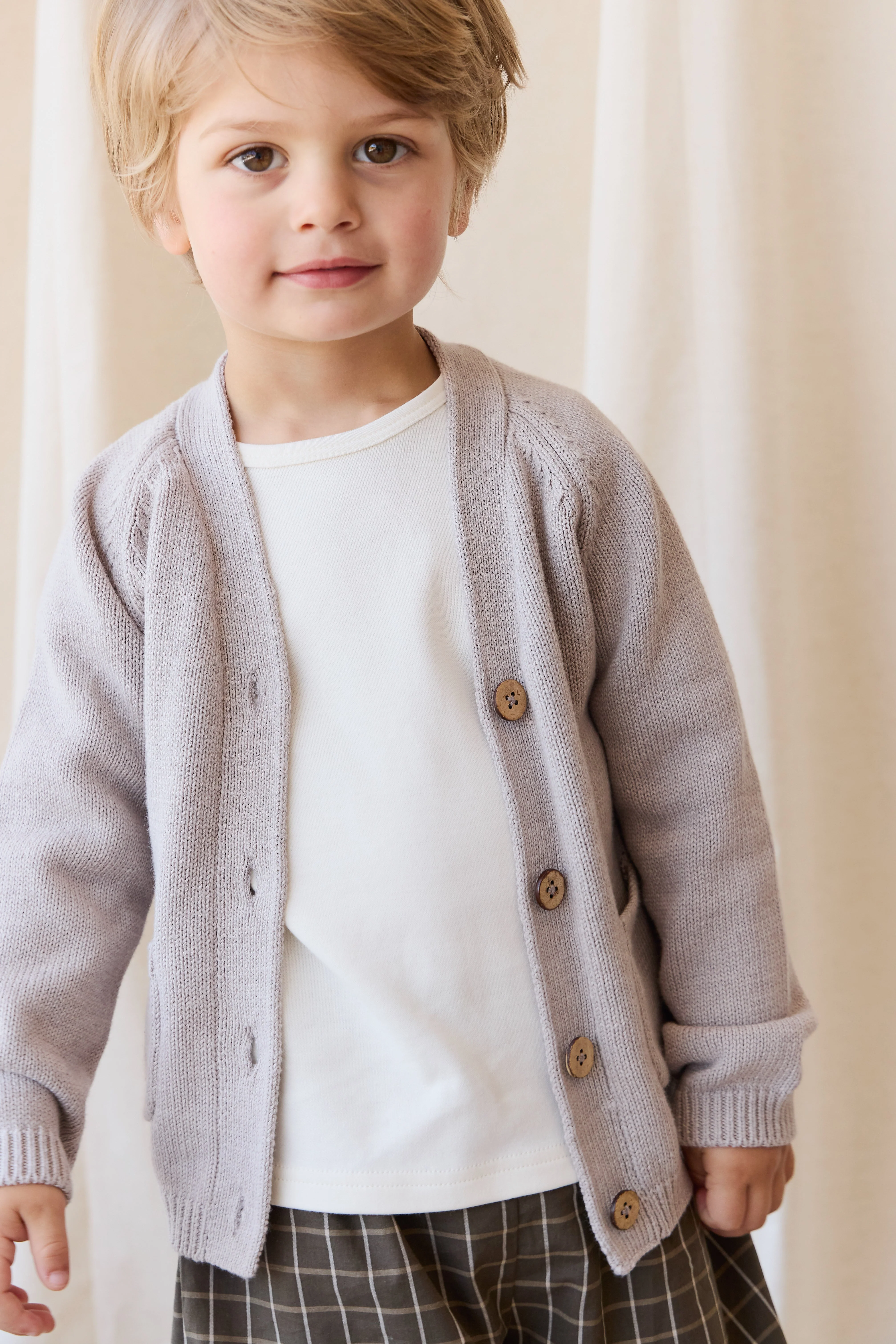 Franco Cardigan - Moleskin Marle - Image 3