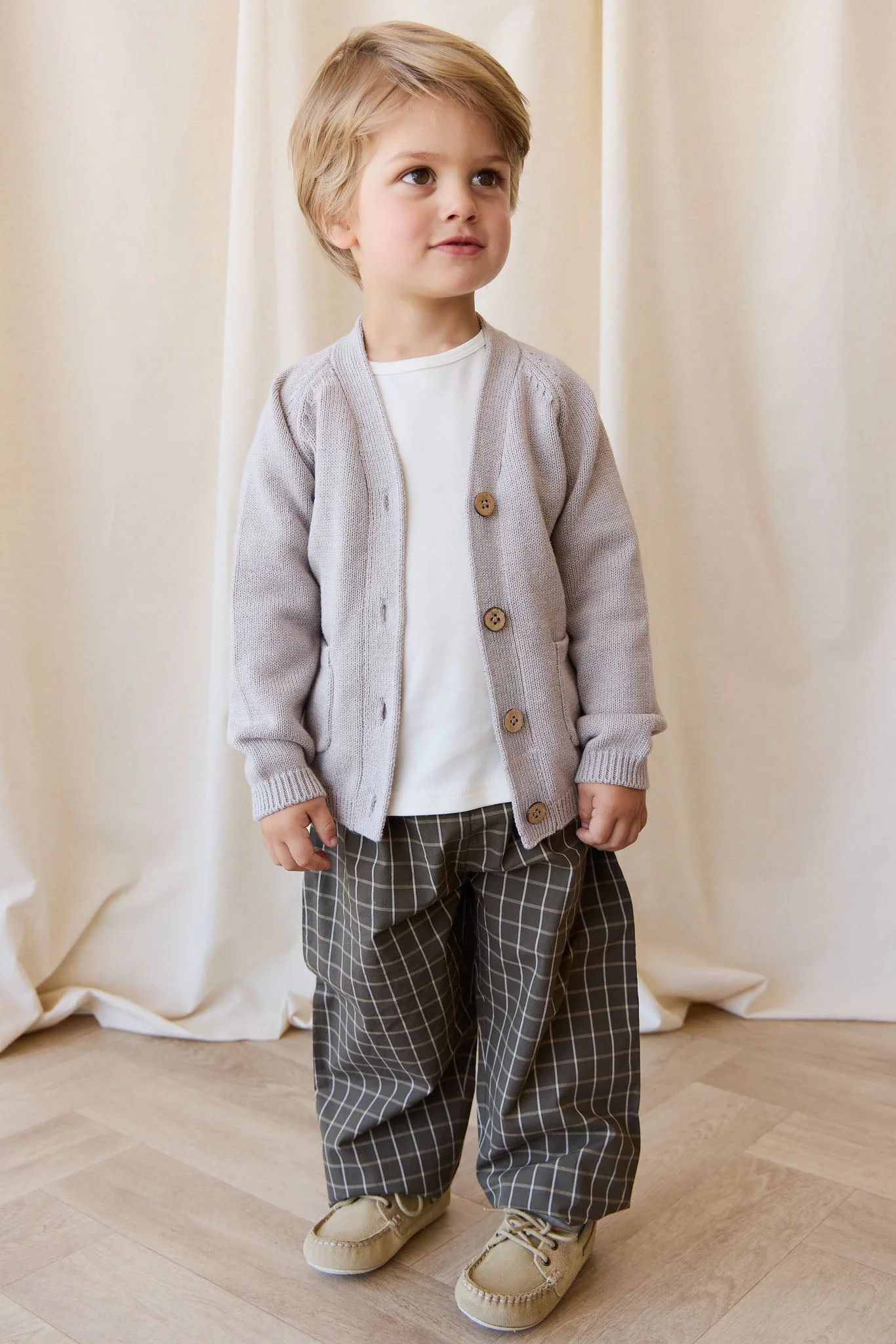 Franco Cardigan - Moleskin Marle - Image 4