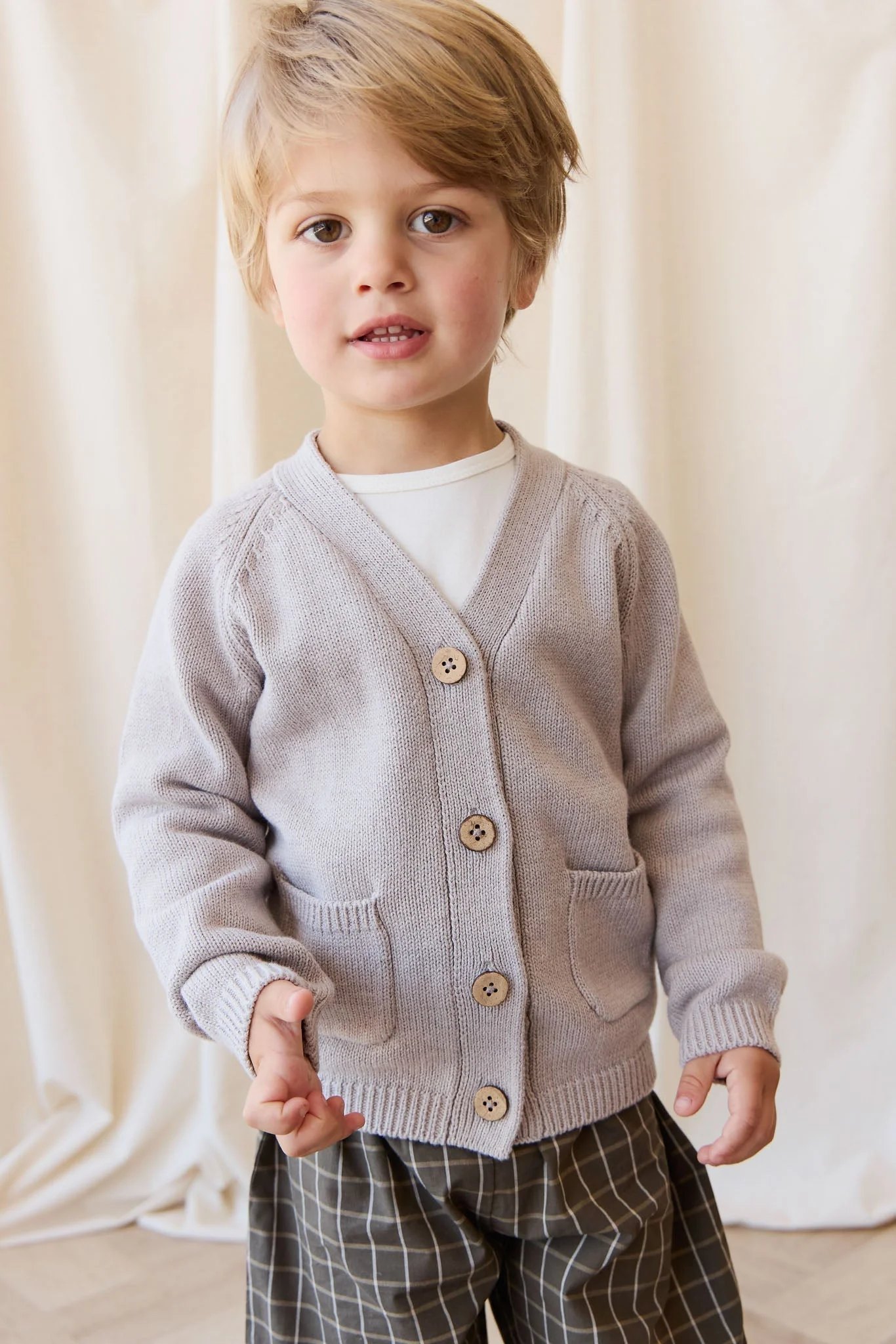 Franco Cardigan - Moleskin Marle - Image 5