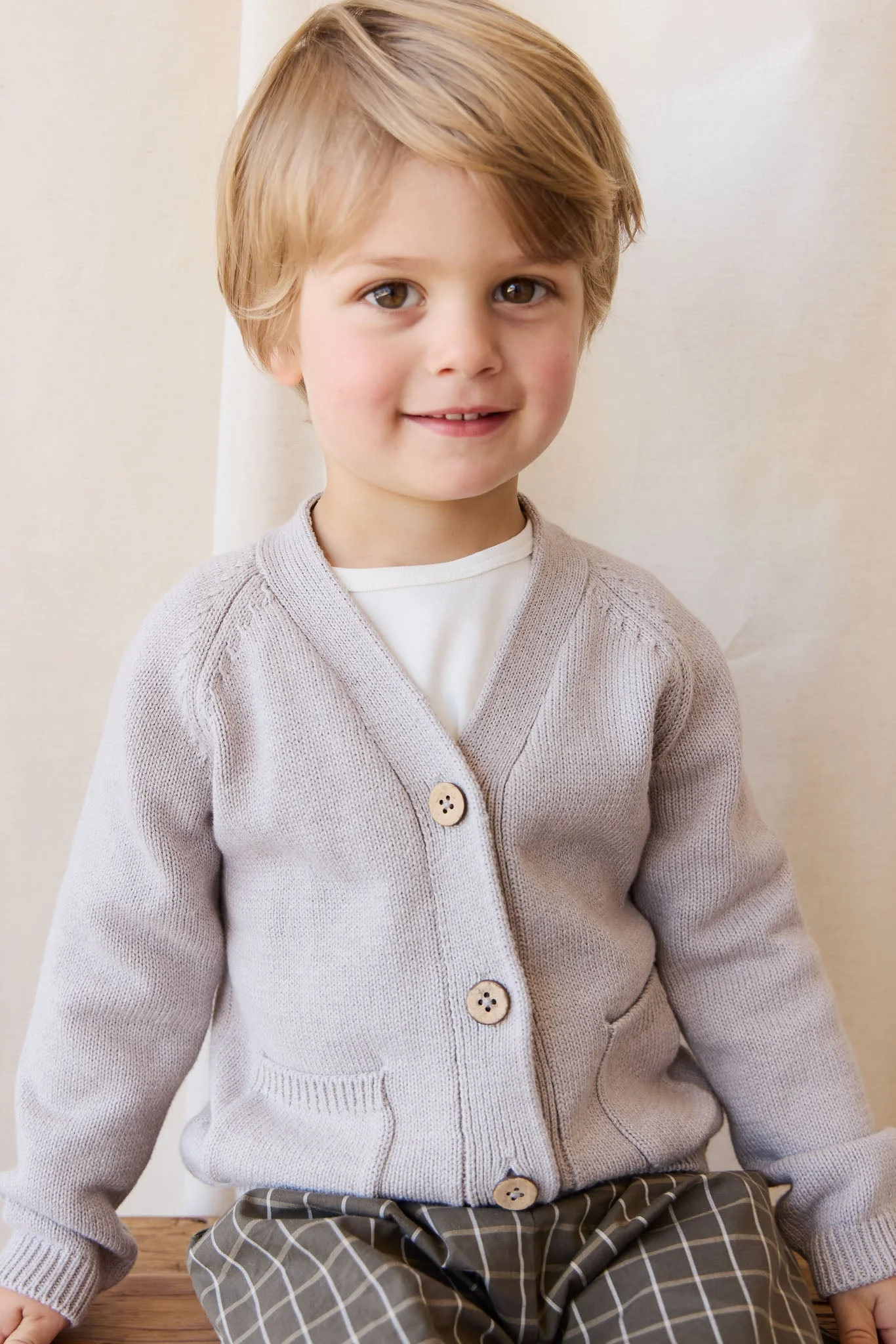 Franco Cardigan - Moleskin Marle - Image 7