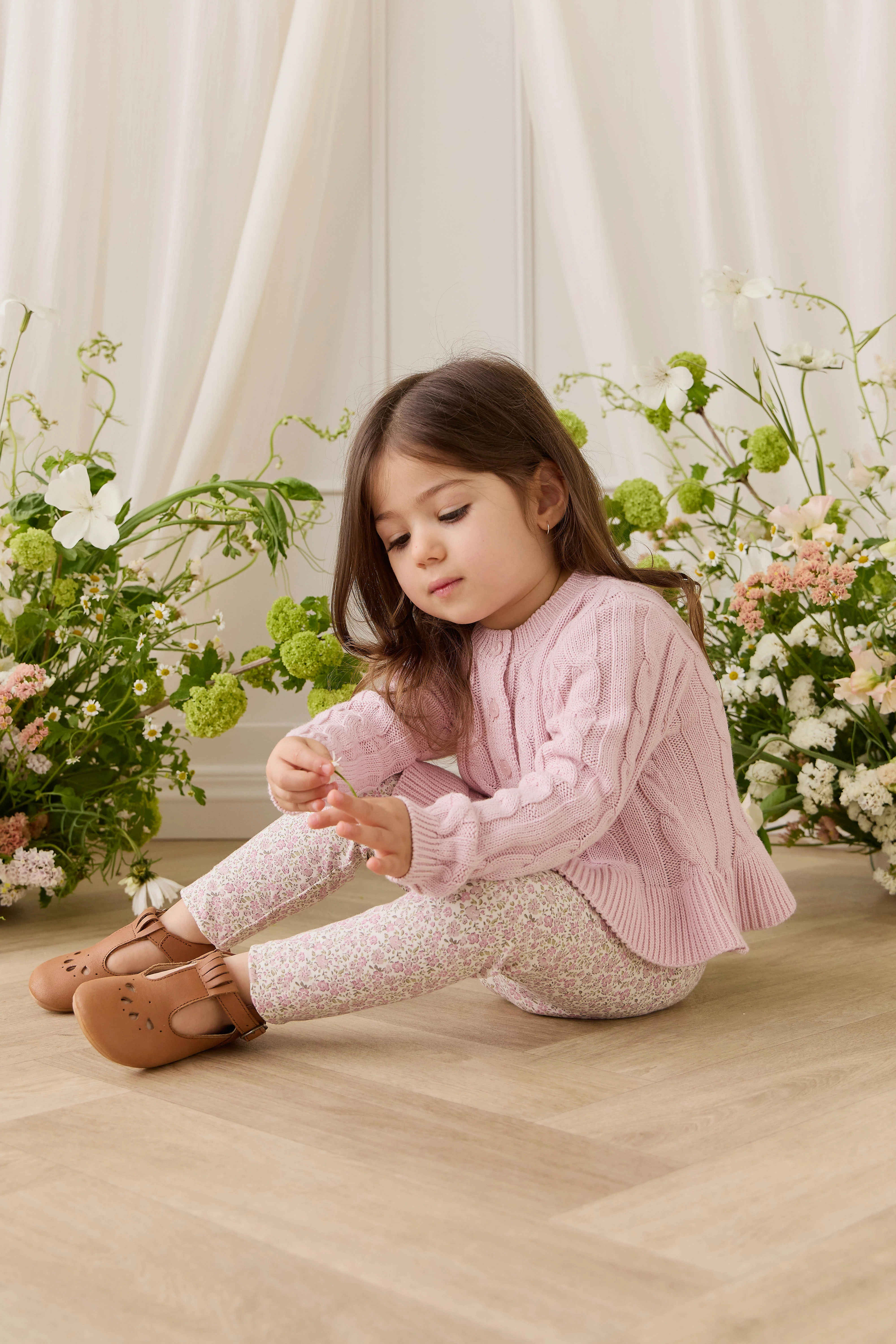 Harriet Cardigan - Frosted Petal - Image 3