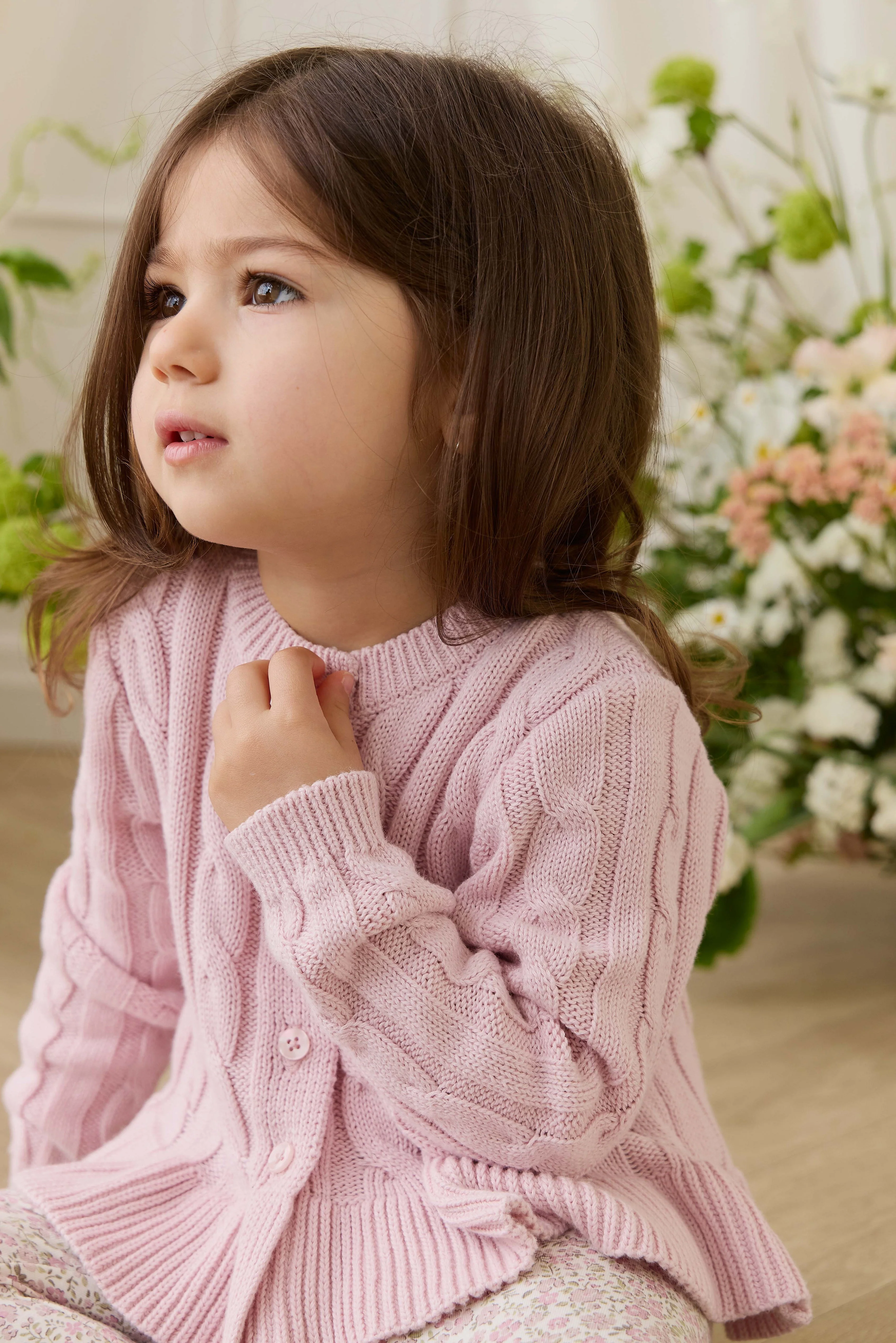 Harriet Cardigan - Frosted Petal - Image 9