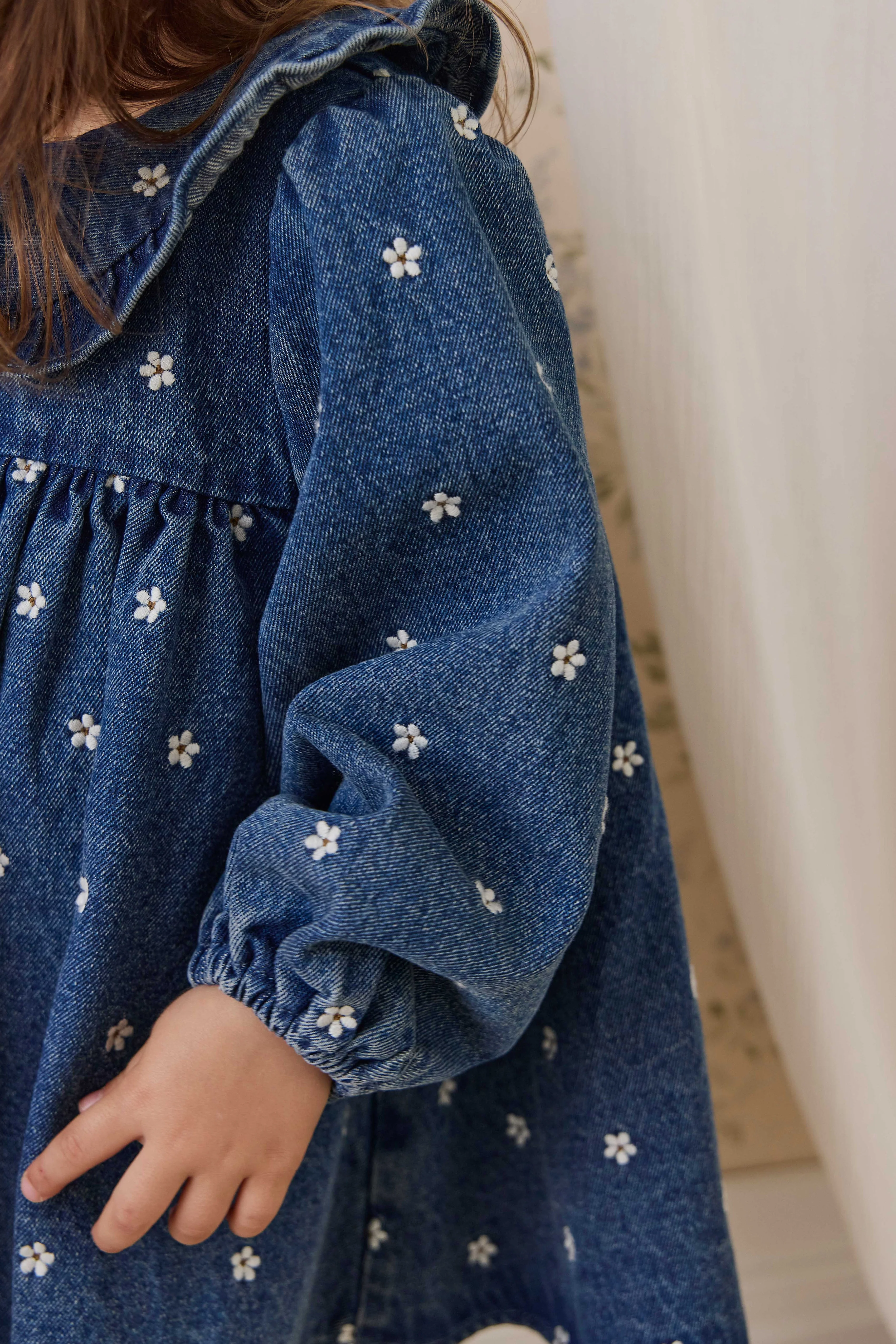 Ira Dress-Josie Floral Denim - Image 5