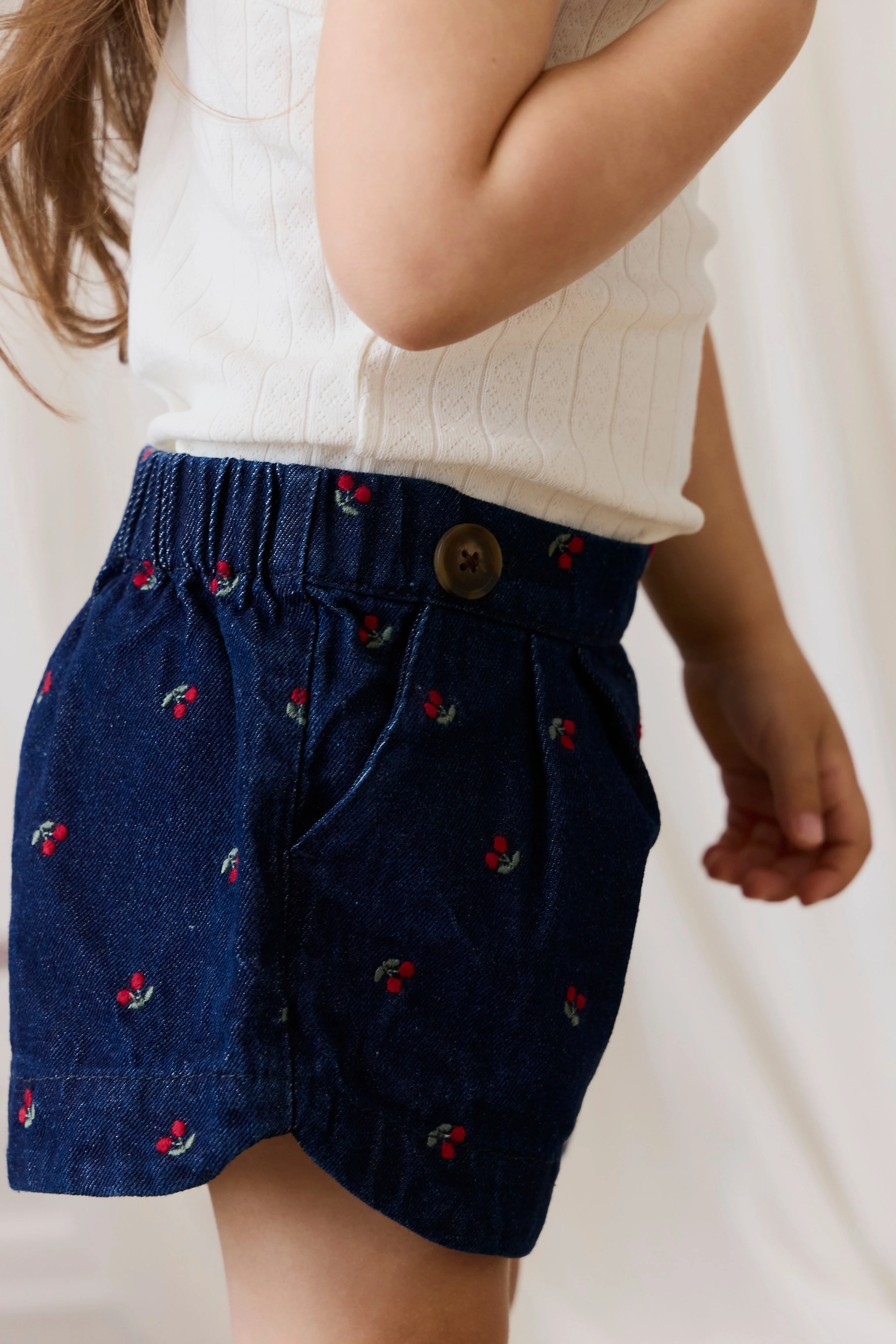 Jardine Short - Cerise Denim - Image 5