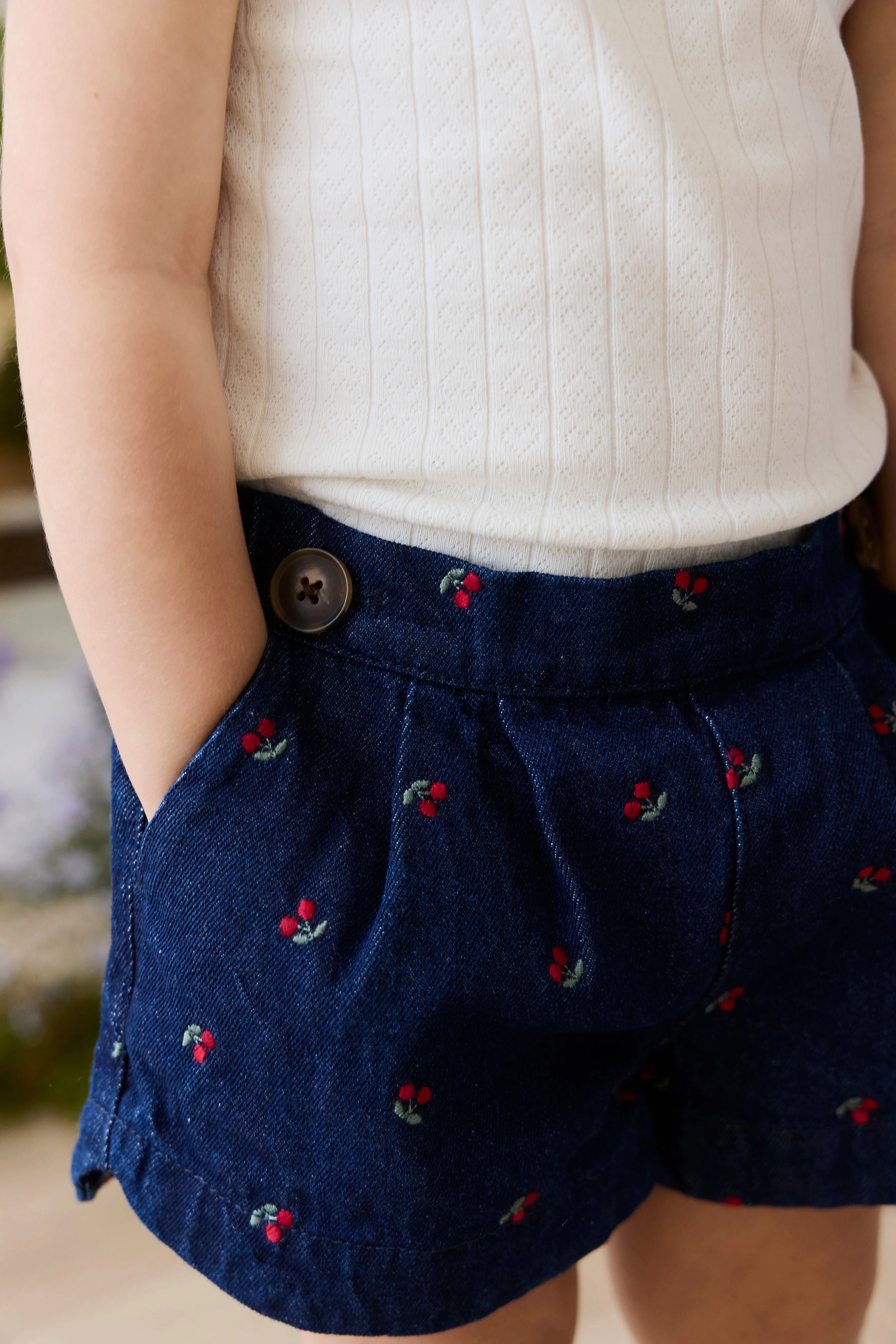 Jardine Short - Cerise Denim - Image 6