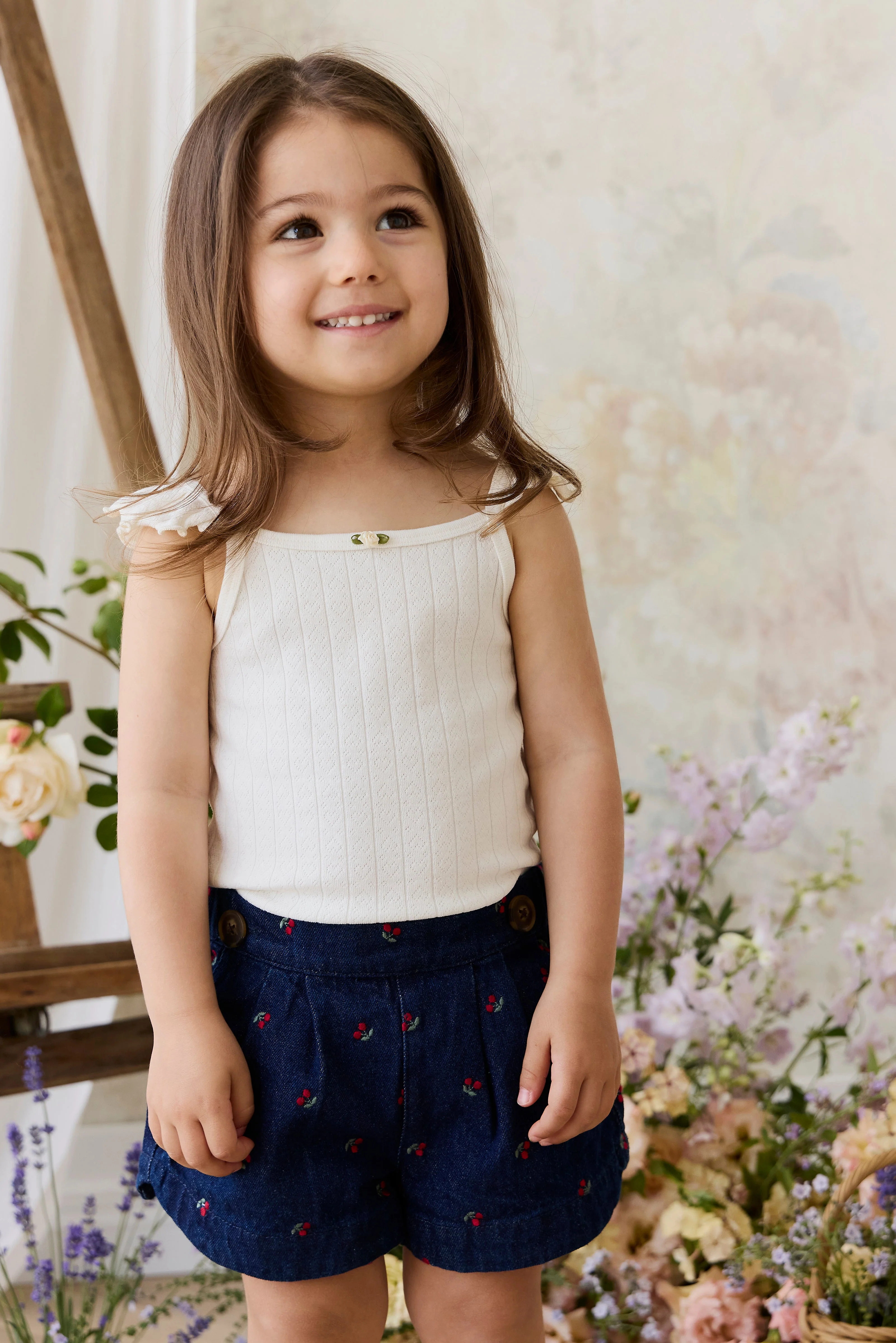 Jardine Short - Cerise Denim - Image 7
