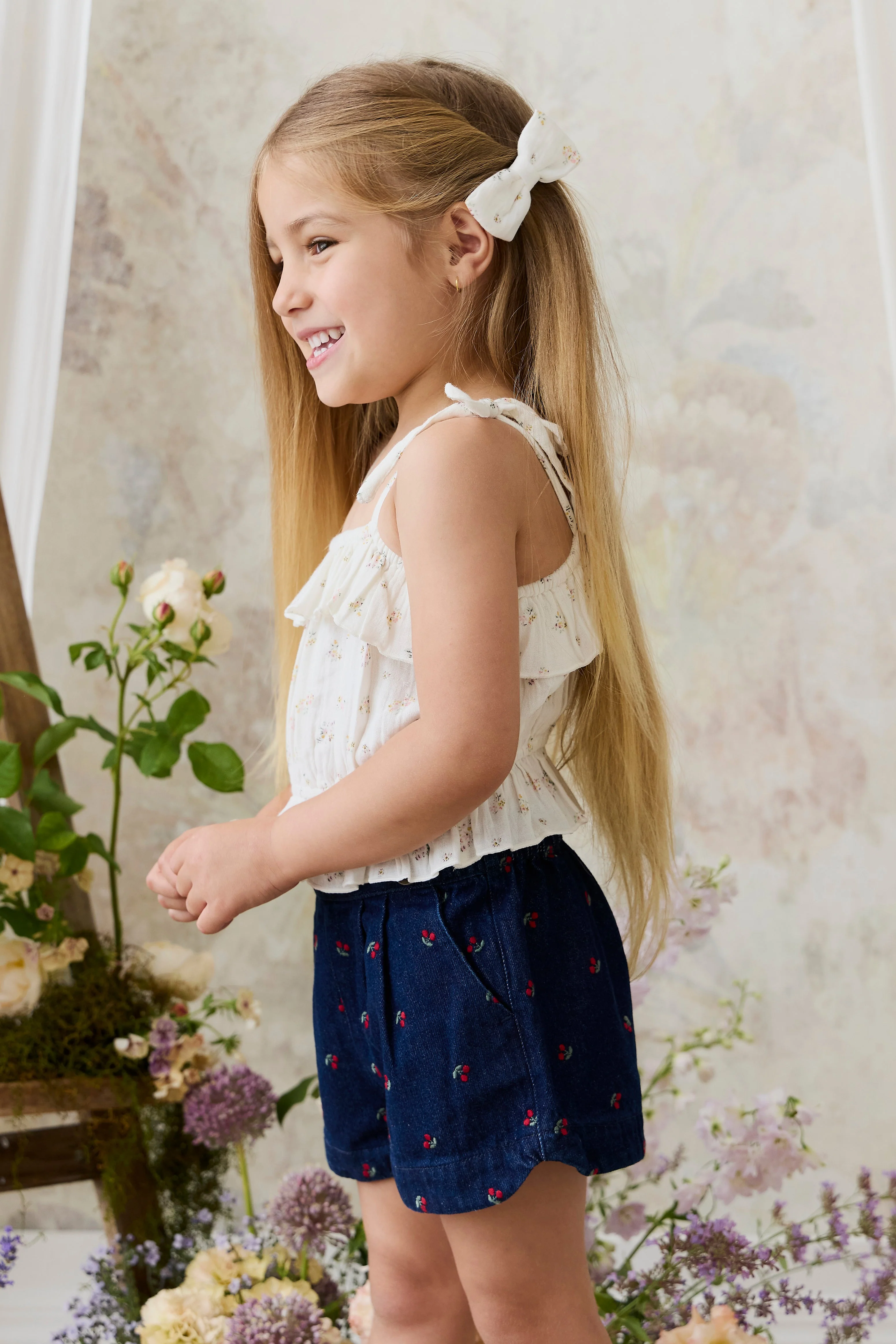 Jardine Short - Cerise Denim - Image 9