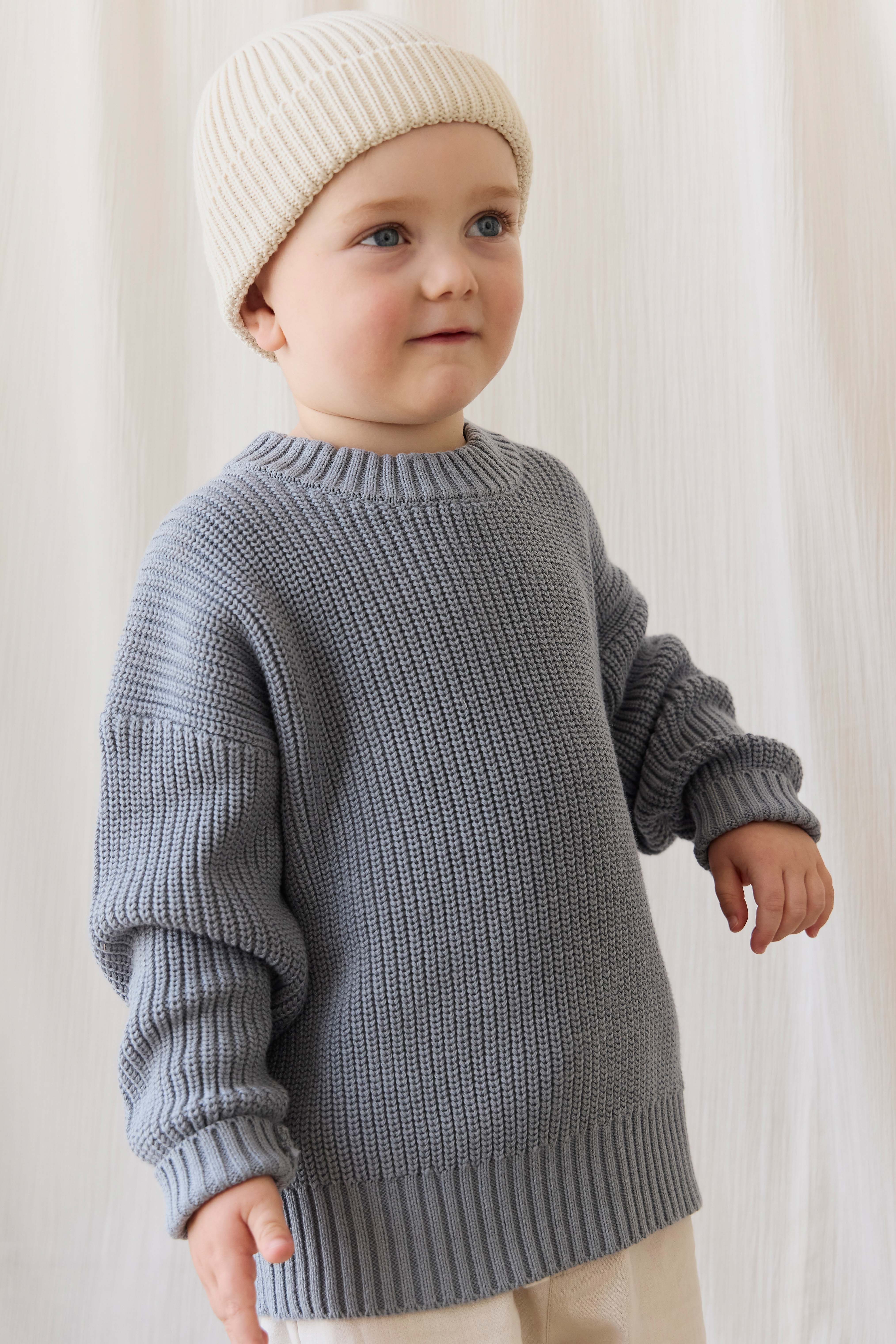 Johan Knit Jumper-Dawn - Image 3