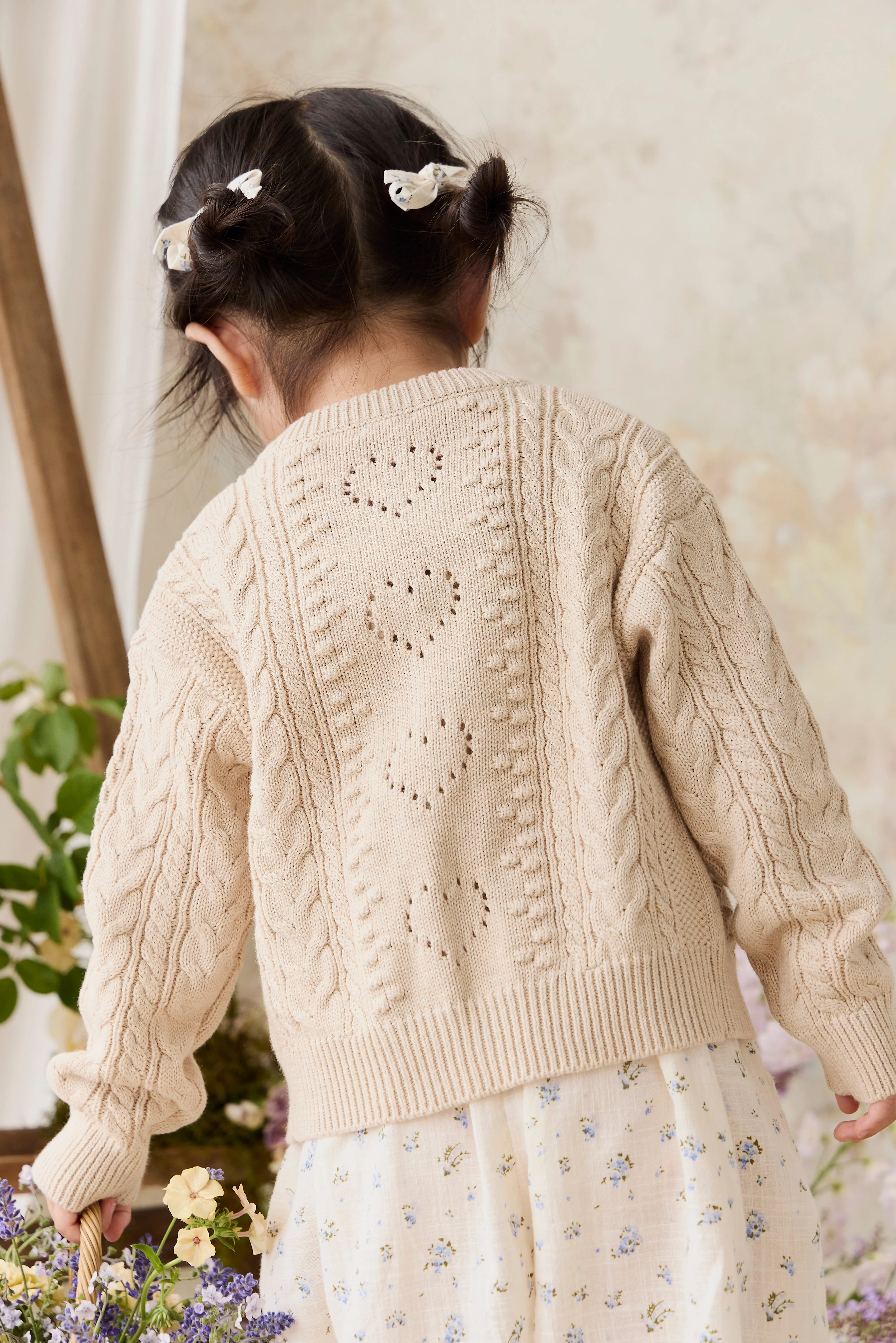 Josephine Cardigan - Light Oatmeal Marle - Image 4
