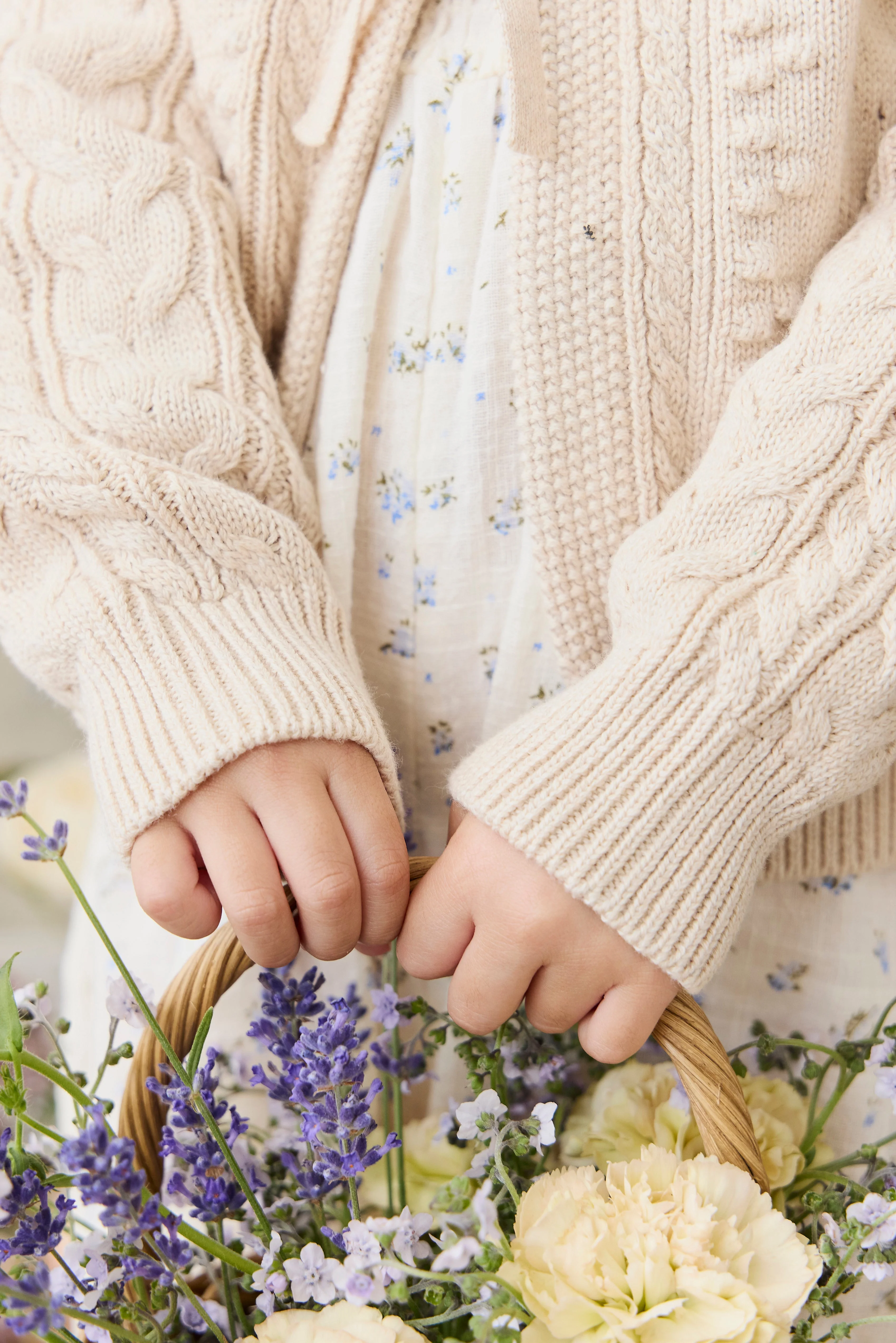 Josephine Cardigan - Light Oatmeal Marle - Image 5