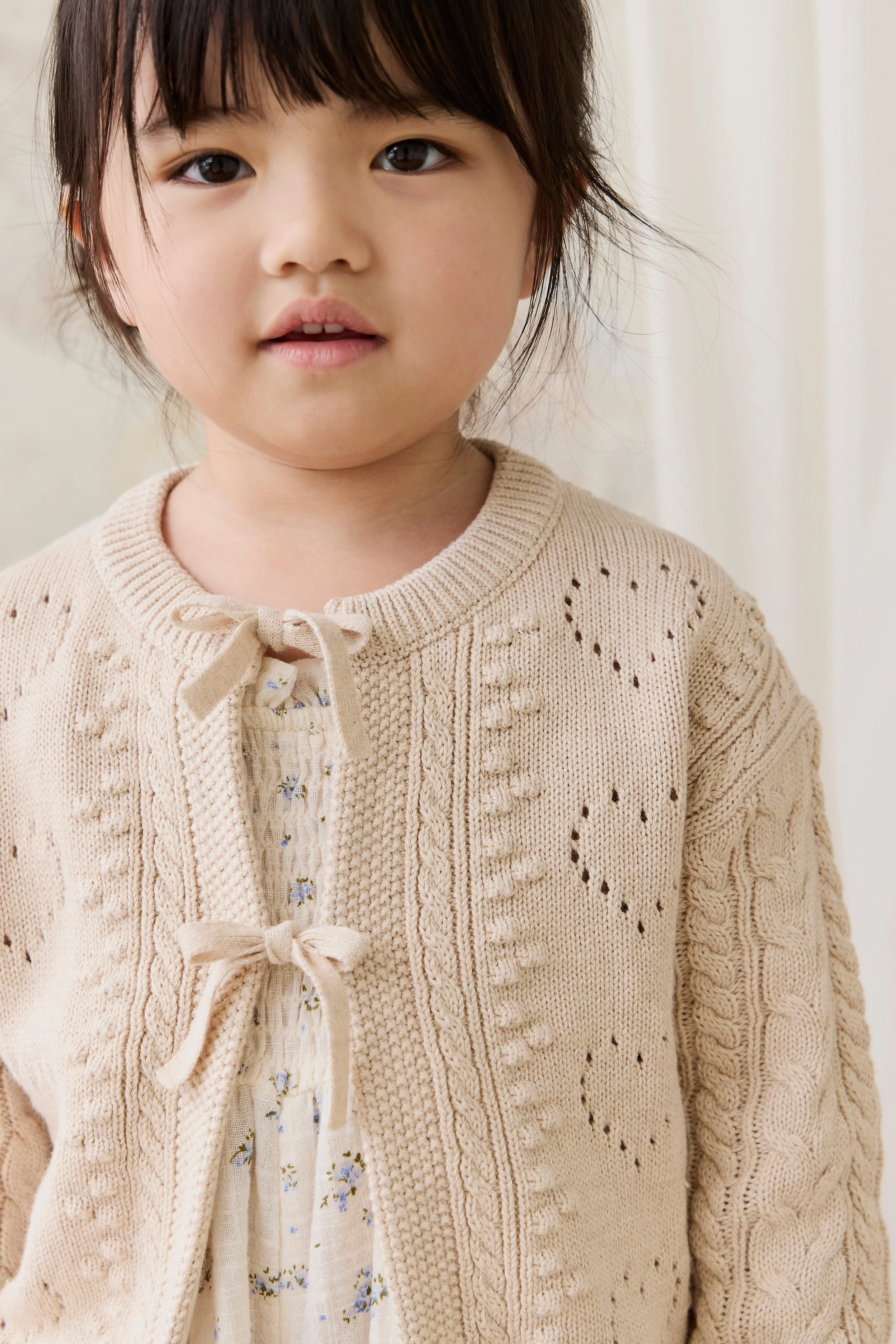 Josephine Cardigan - Light Oatmeal Marle - Image 8
