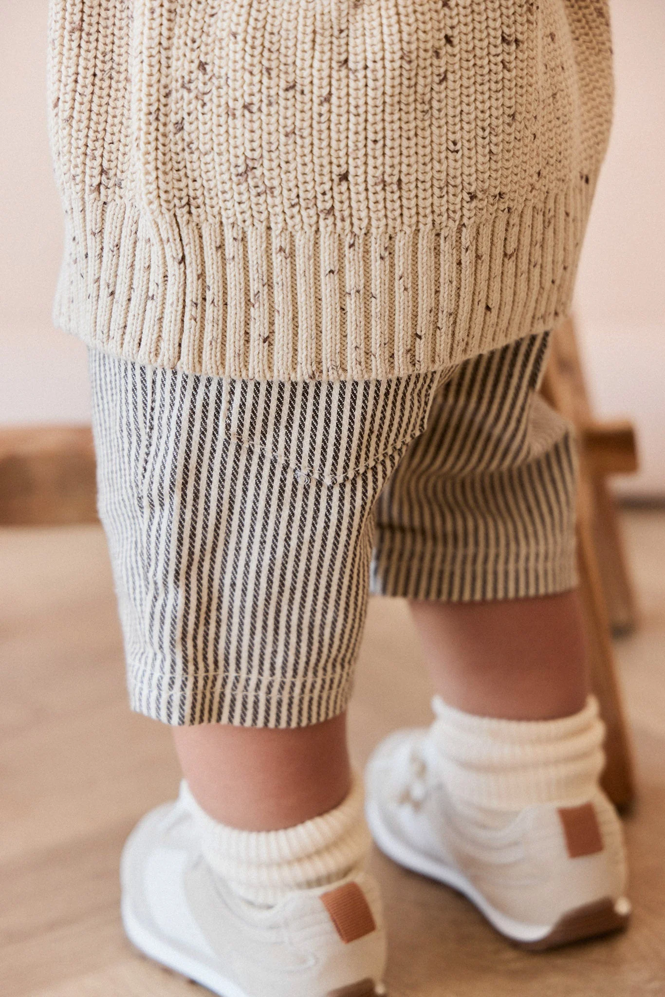 Jude Short - Dark Coffee/Buff Stripe - Image 4