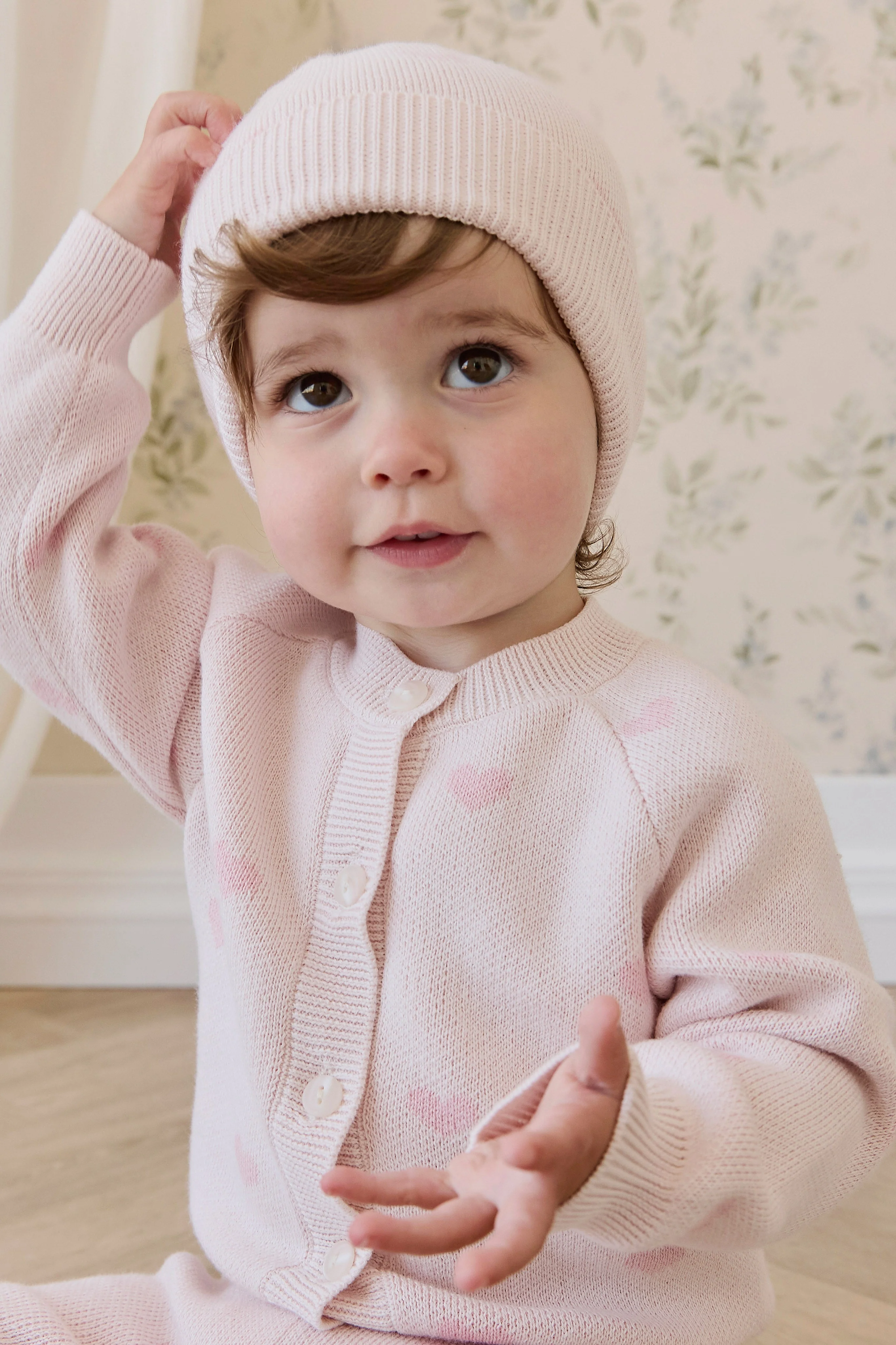 Kate Cardigan-Kate Heart Jacquard Cotton Candy - Image 4