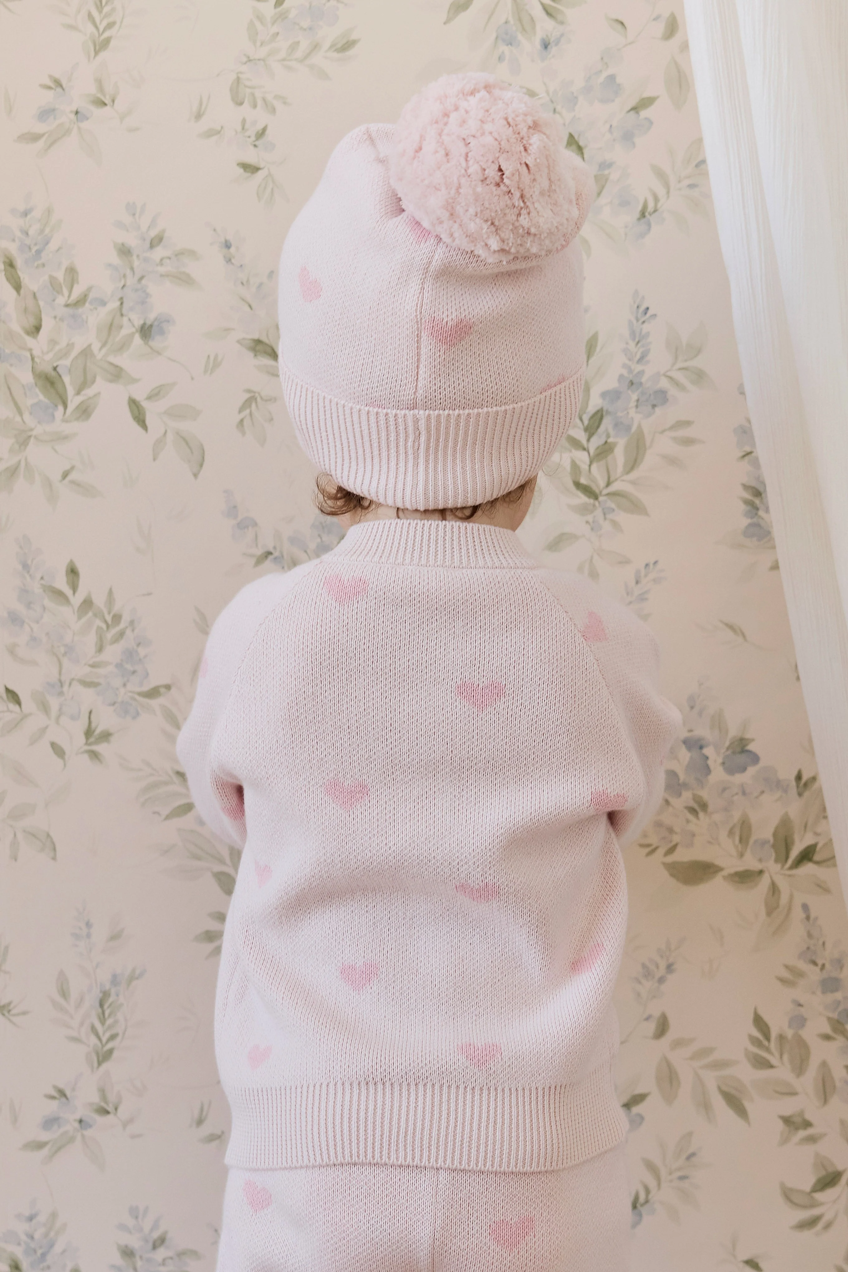Kate Hat-Kate Heart Jacquard Cotton Candy - Image 4