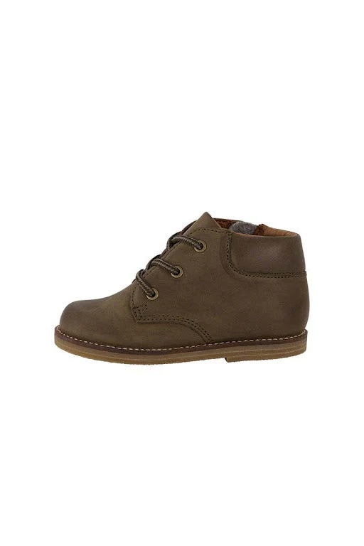 Leather Boot - Olive - Image 3