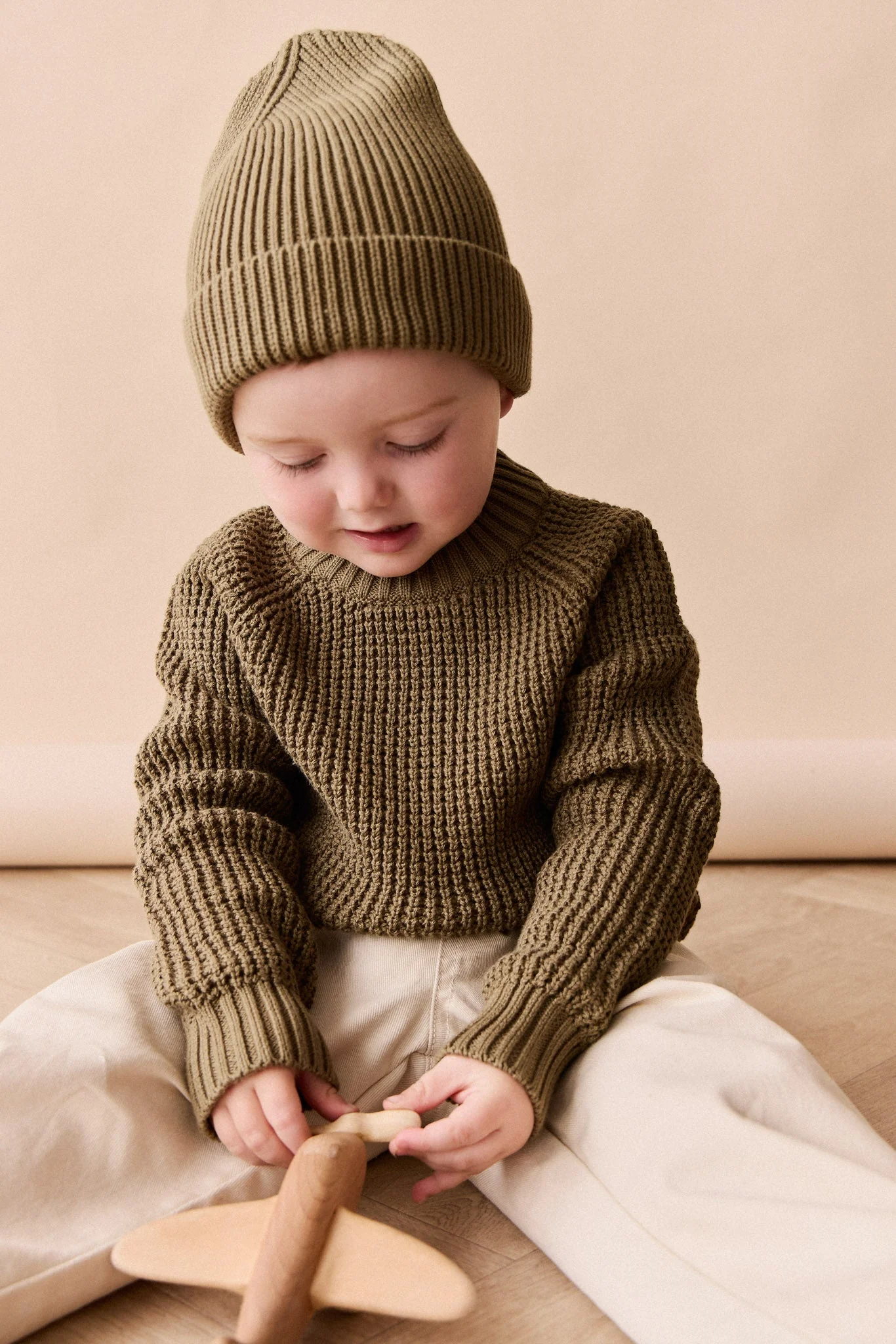 Leon Knitted Beanie - Cricket - Image 4