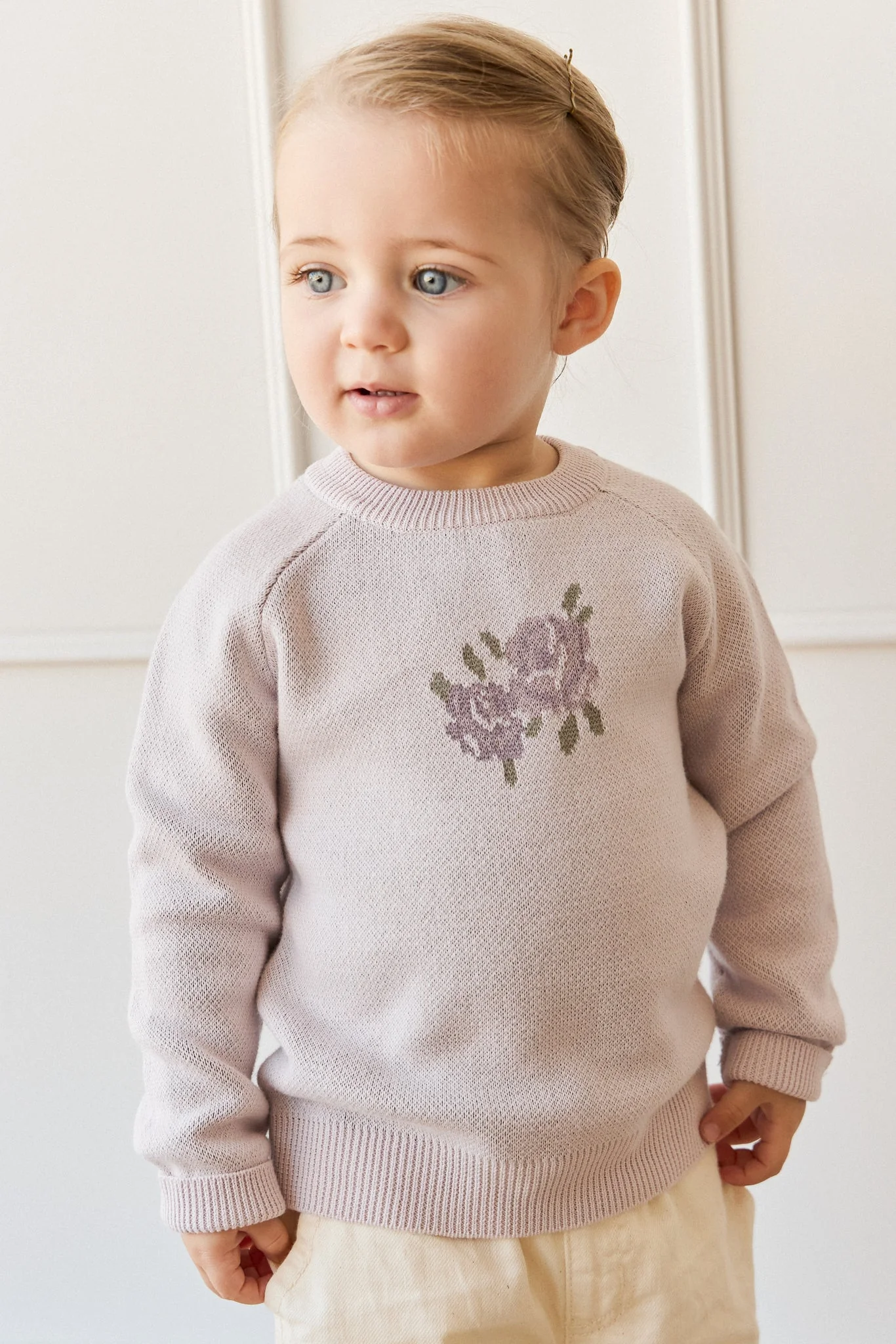 Lillian Jumper - Jacquard Gray Lilac - Image 7