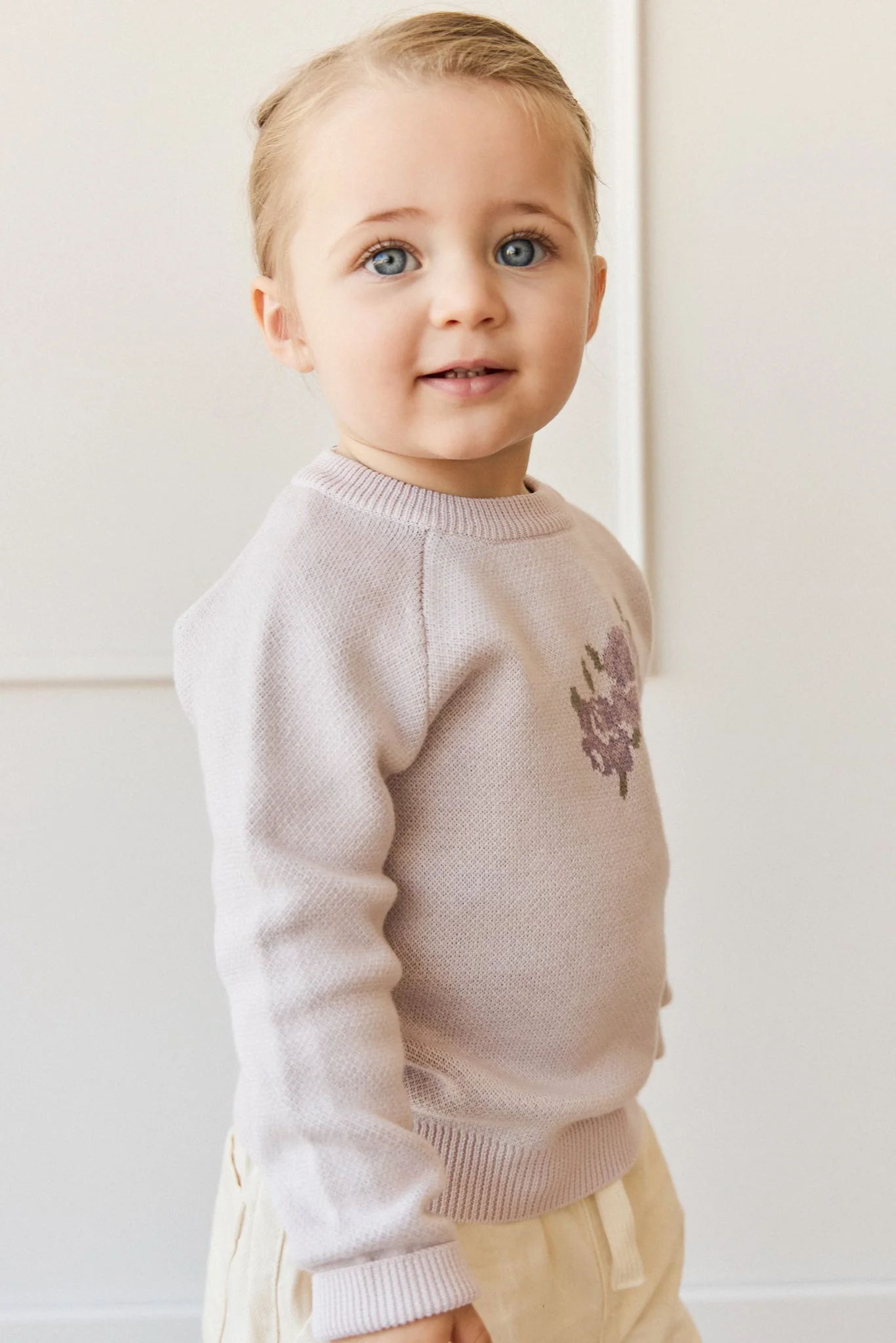 Lillian Jumper - Jacquard Gray Lilac - Image 8