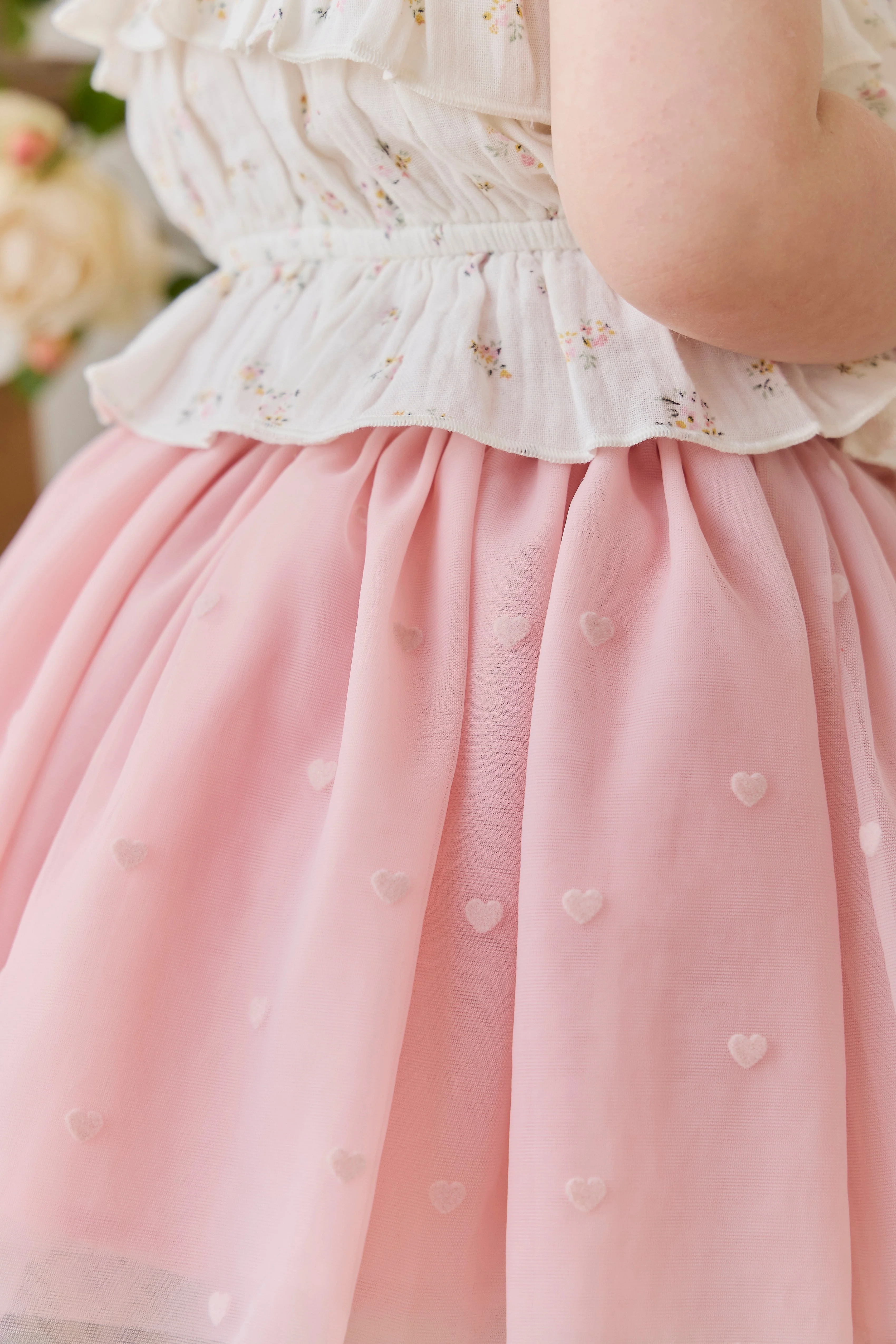 Lottie Skirt - Petite Heart Carnation - Image 4