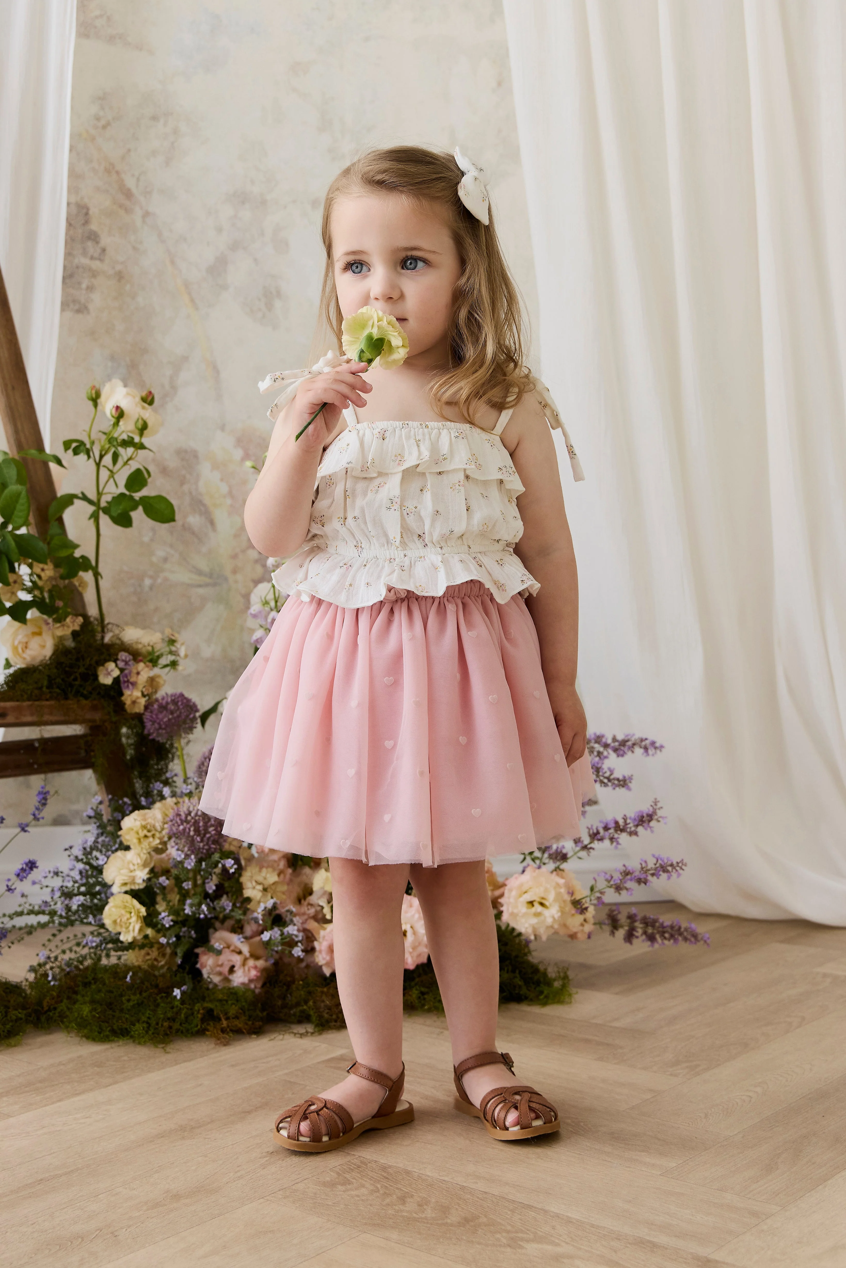 Lottie Skirt - Petite Heart Carnation - Image 7
