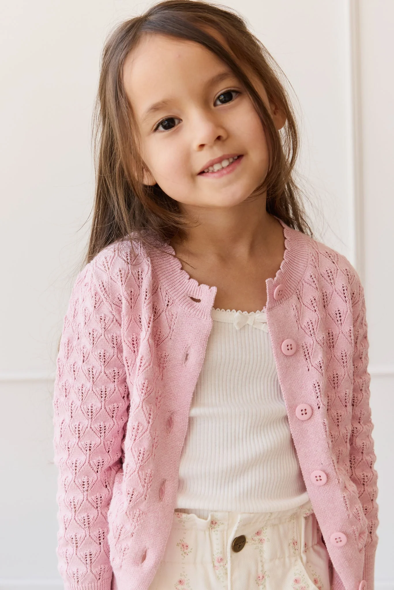 Magnolia Cardigan - Sweet Pink Marle - Image 4