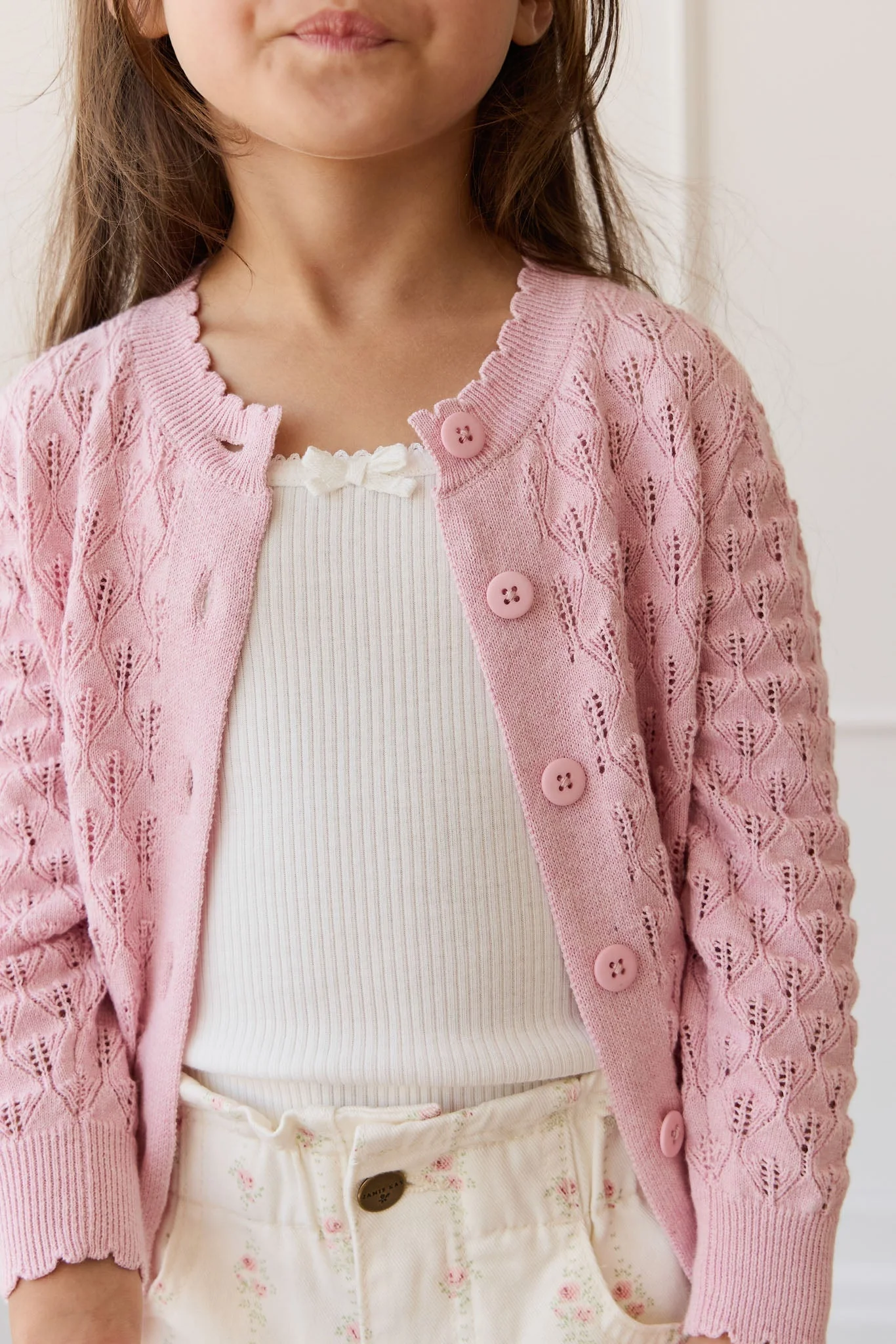 Magnolia Cardigan - Sweet Pink Marle - Image 5