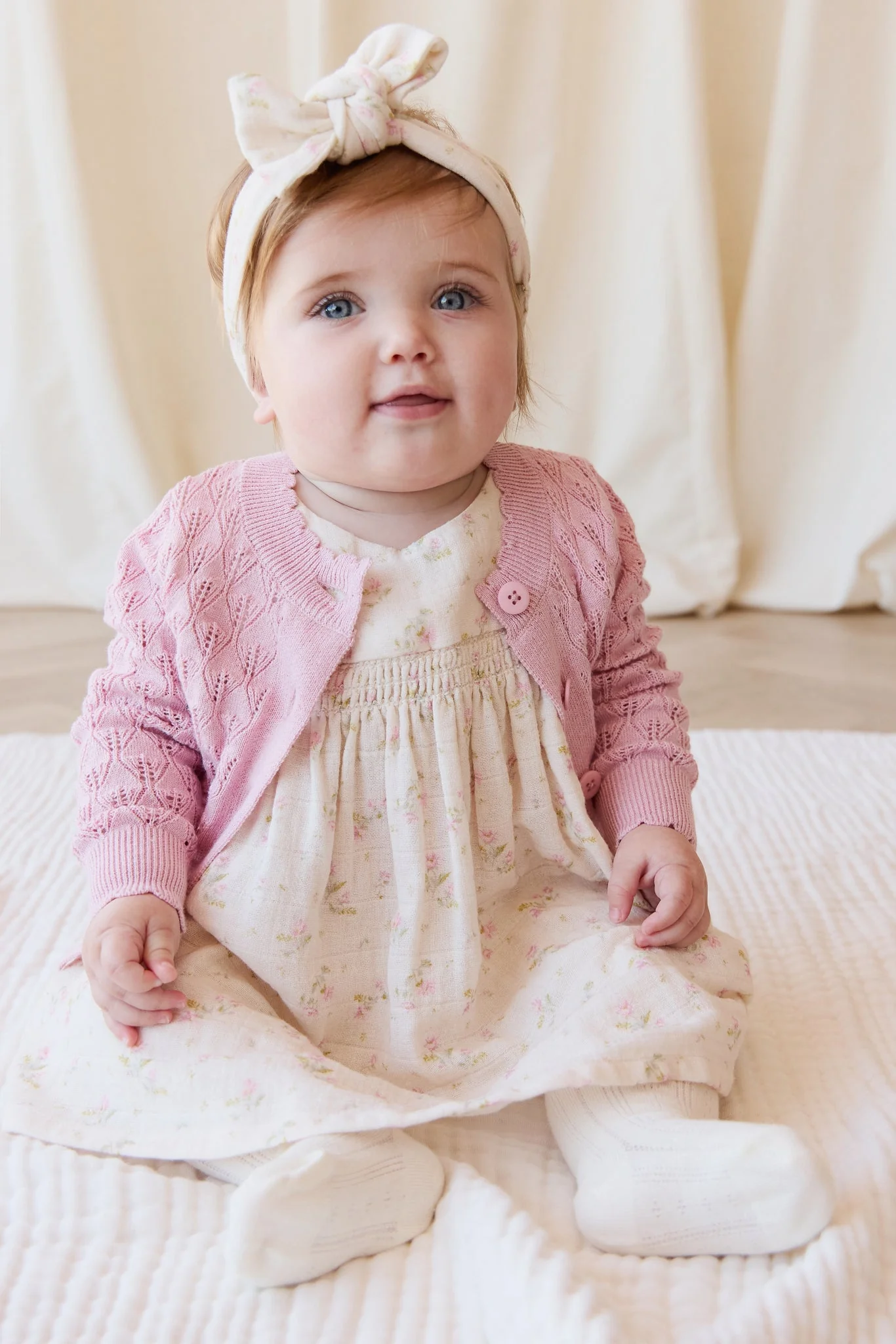 Magnolia Cardigan - Sweet Pink Marle - Image 6