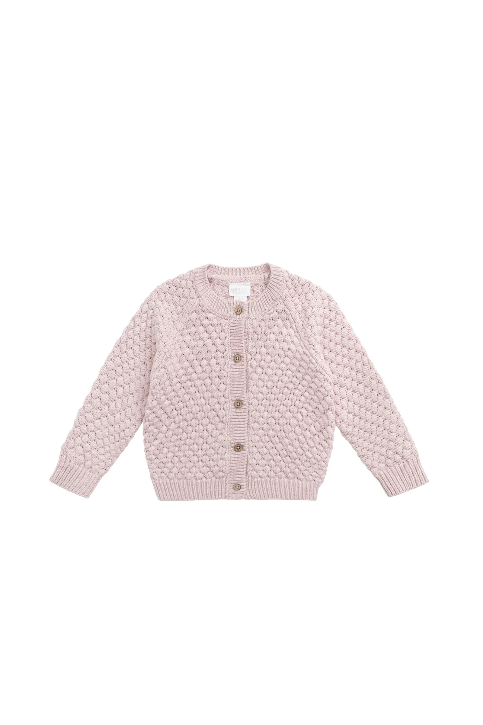 Maple Cardigan - Pastel Pink Marle - Image 2