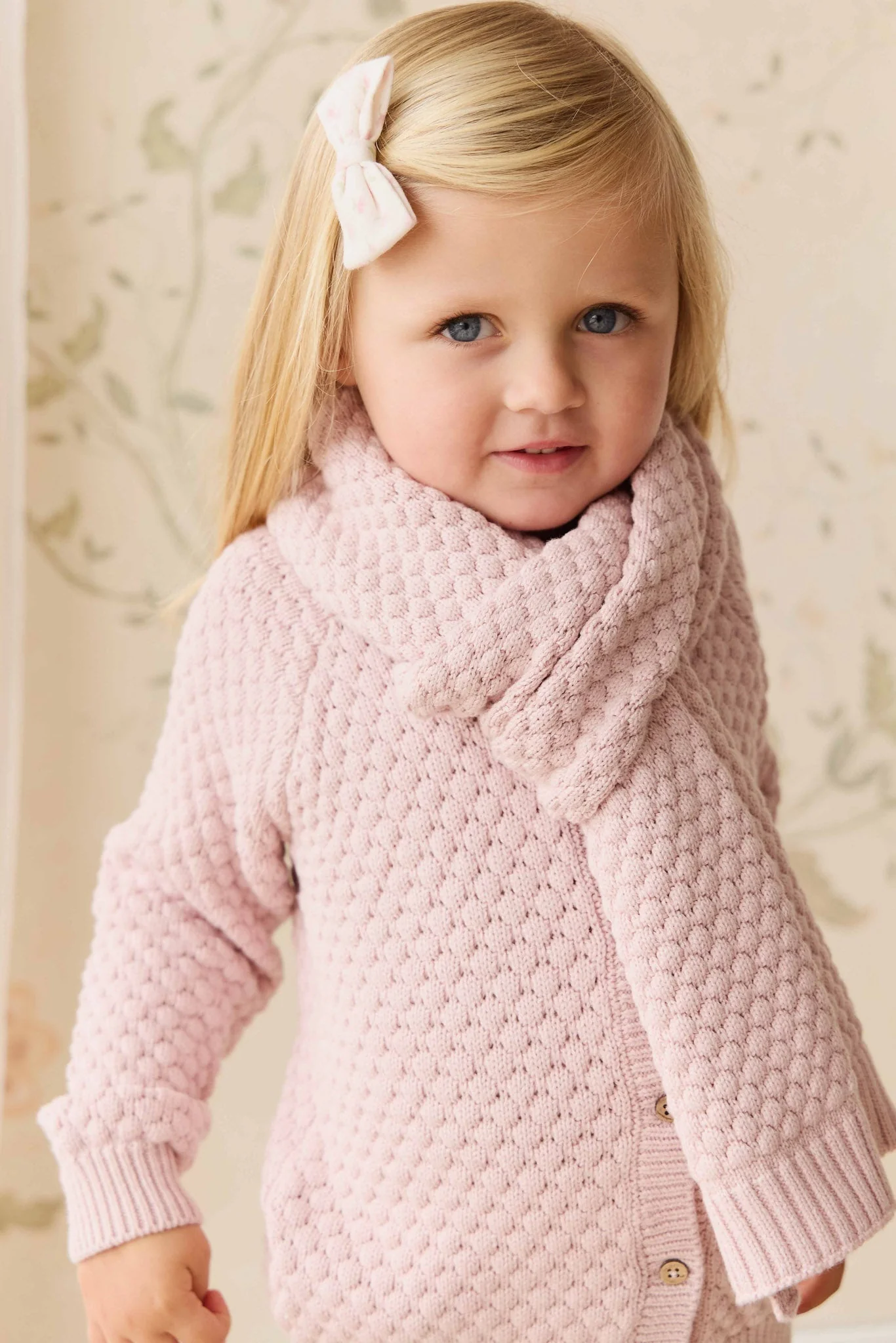 Maple Cardigan - Pastel Pink Marle - Image 3