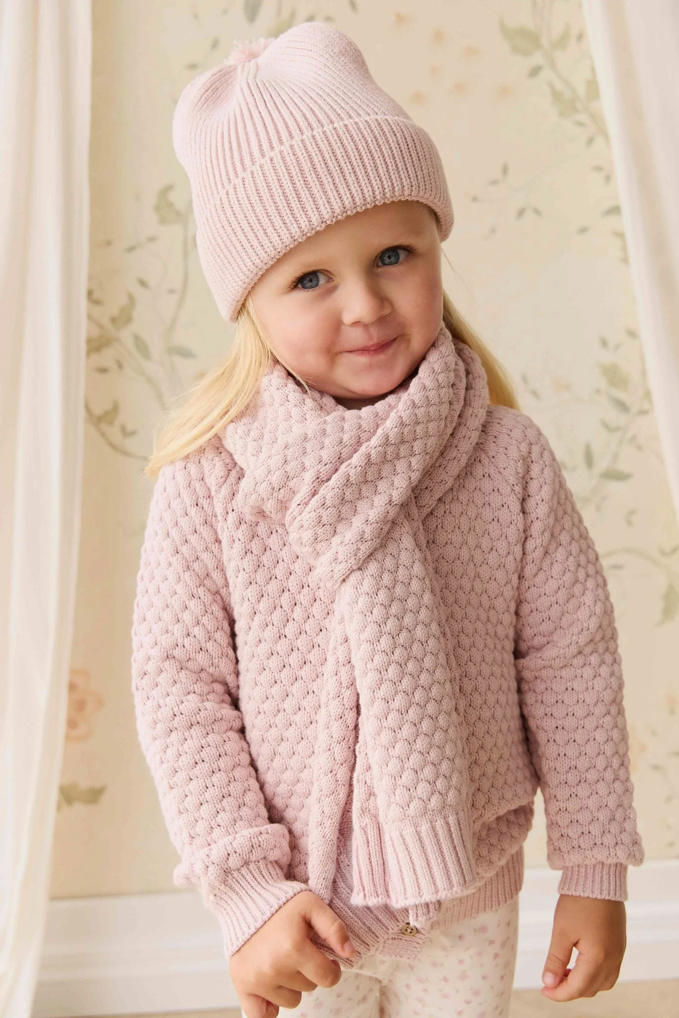 Maple Scarf - Pastel Pink Marle - Image 3