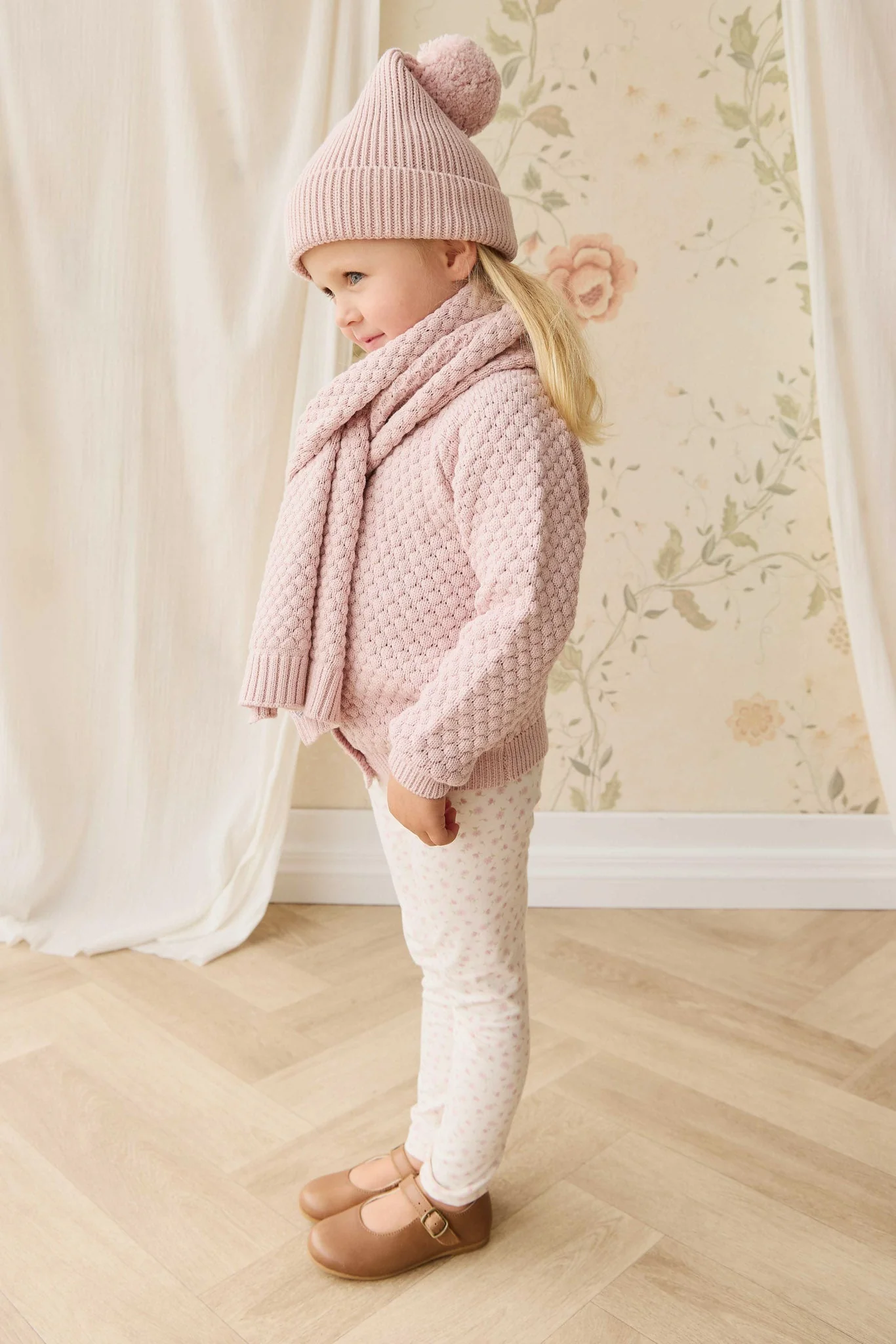 Maple Scarf - Pastel Pink Marle - Image 4