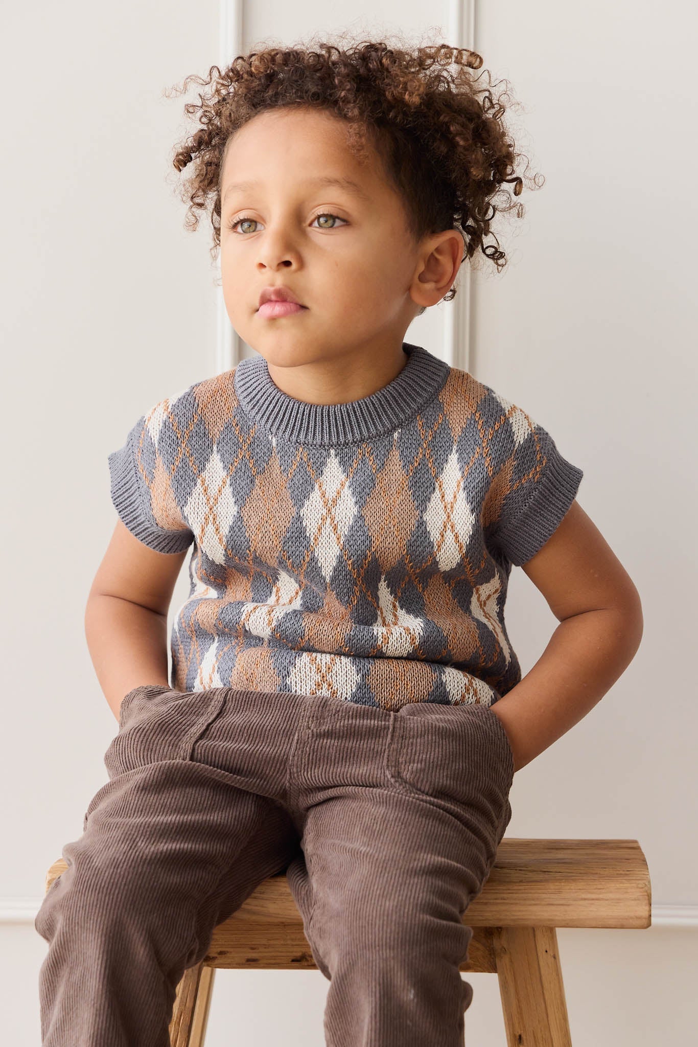 Marcus Knit Vest - Marcus Jacquard Arctic - Image 5
