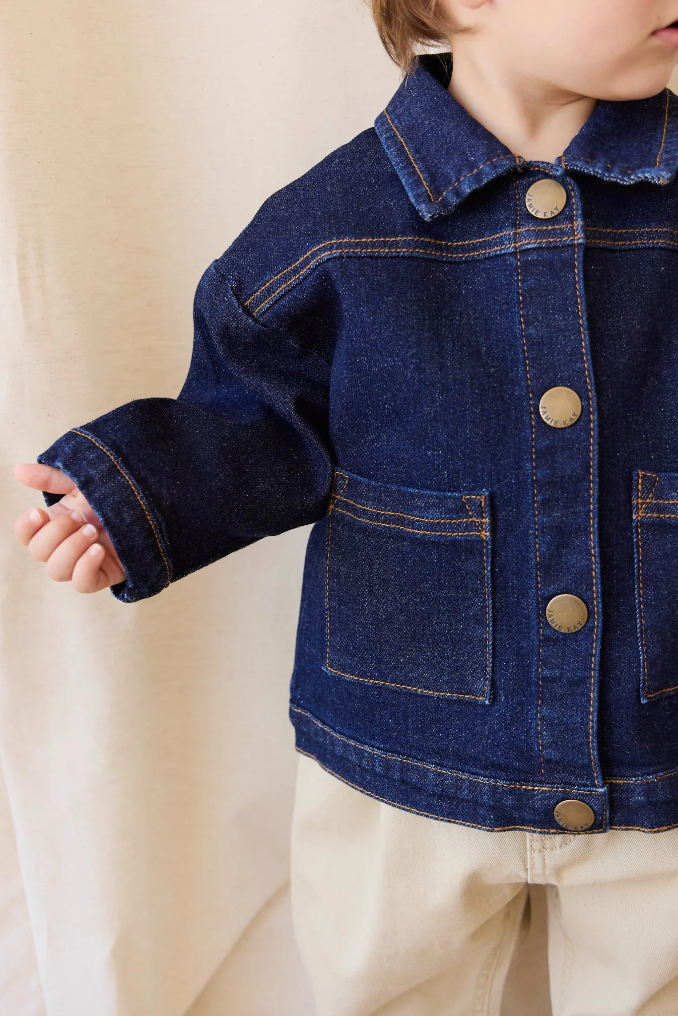 Marty Jacket - Mid Indigo Denim - Image 5