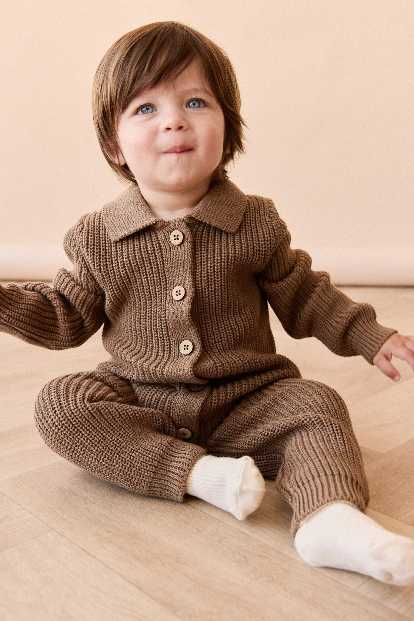 Milan Knitted Onepiece - Pecan - Image 2