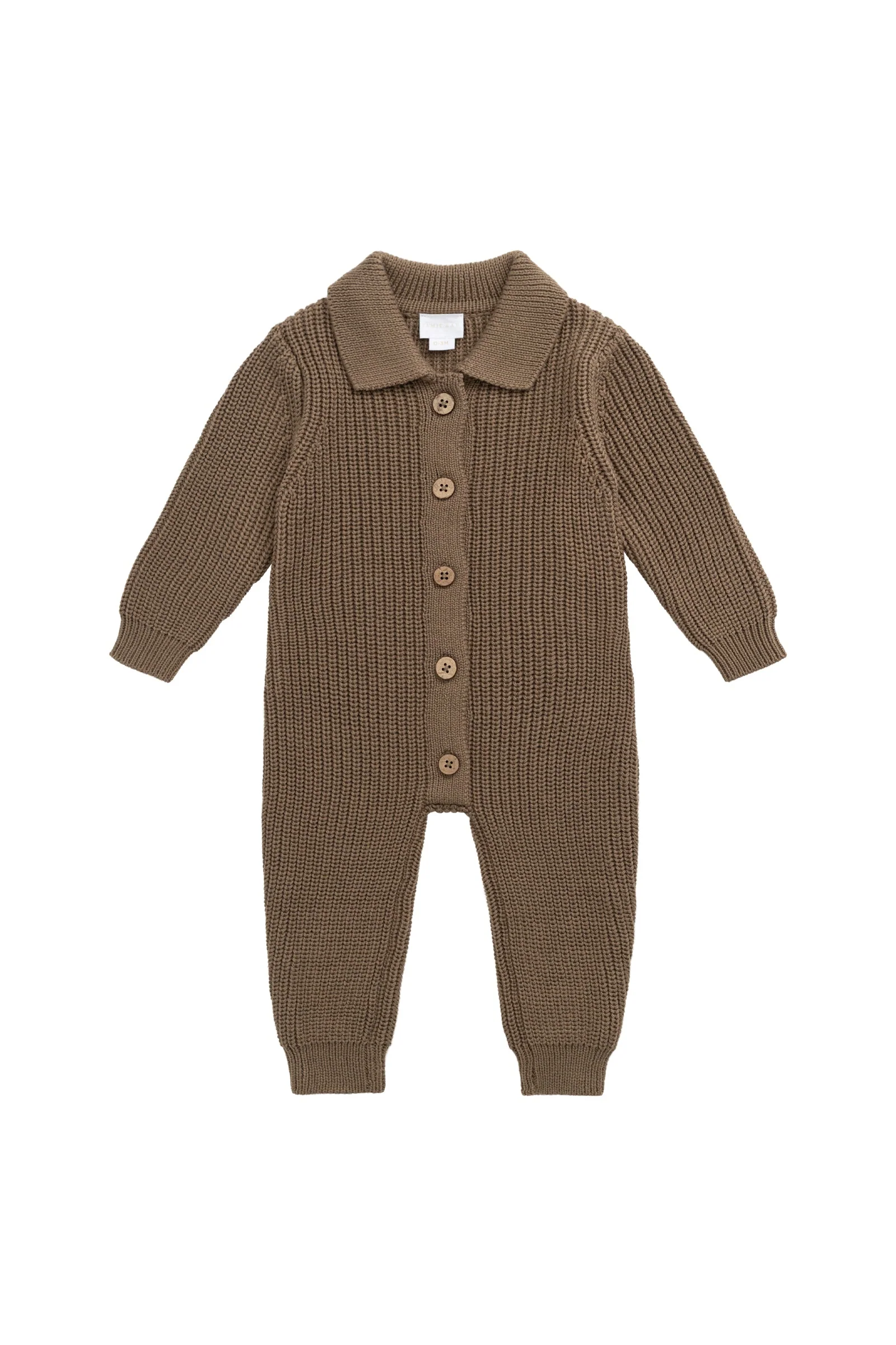 Milan Knitted Onepiece - Pecan - Image 3