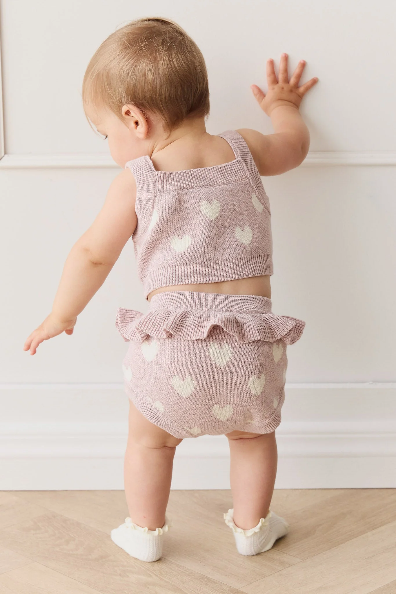 Molly Top - Heart Jacquard Ballerina Marle - Image 8