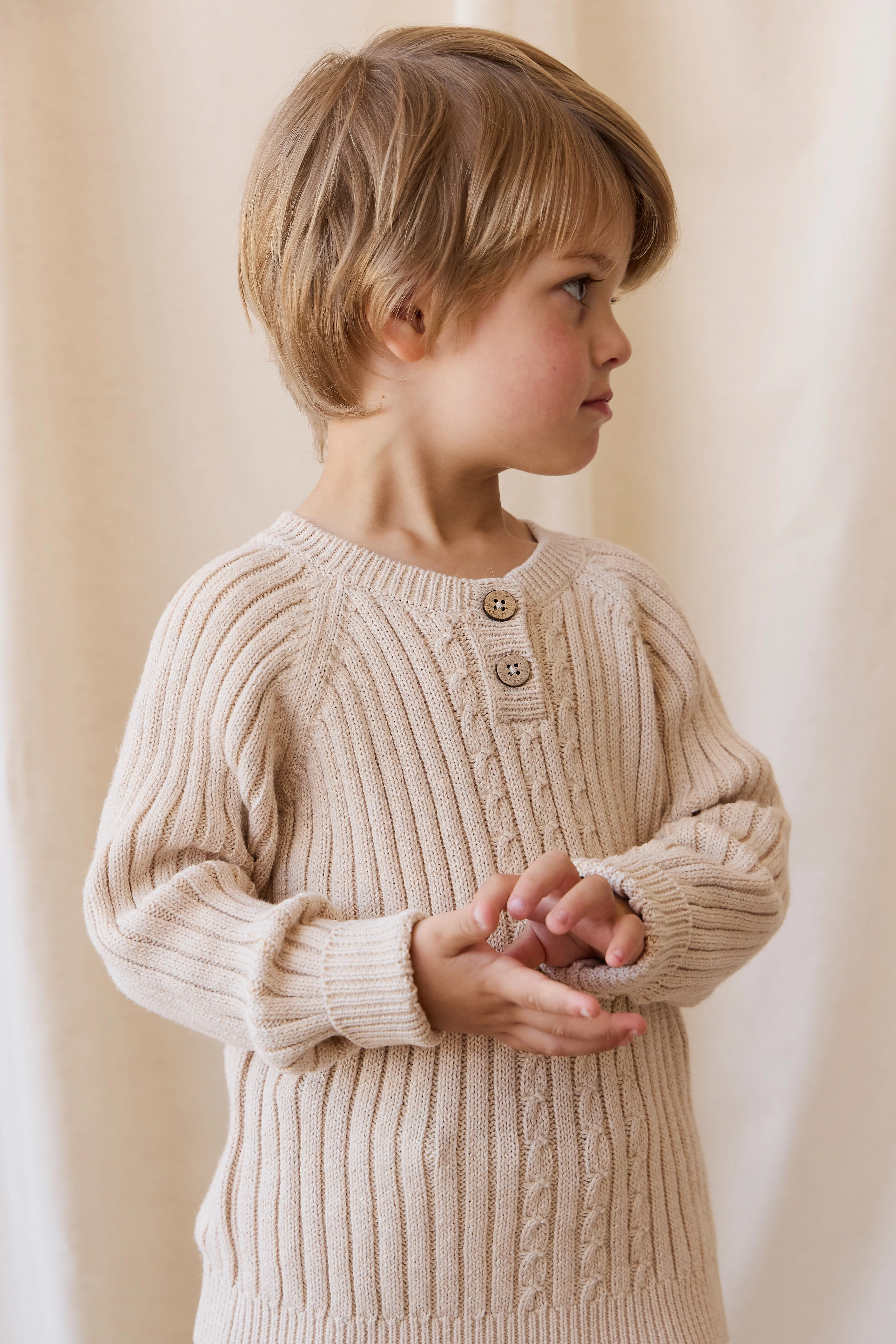 Nathaniel Jumper - Oatmeal Marle - Image 3