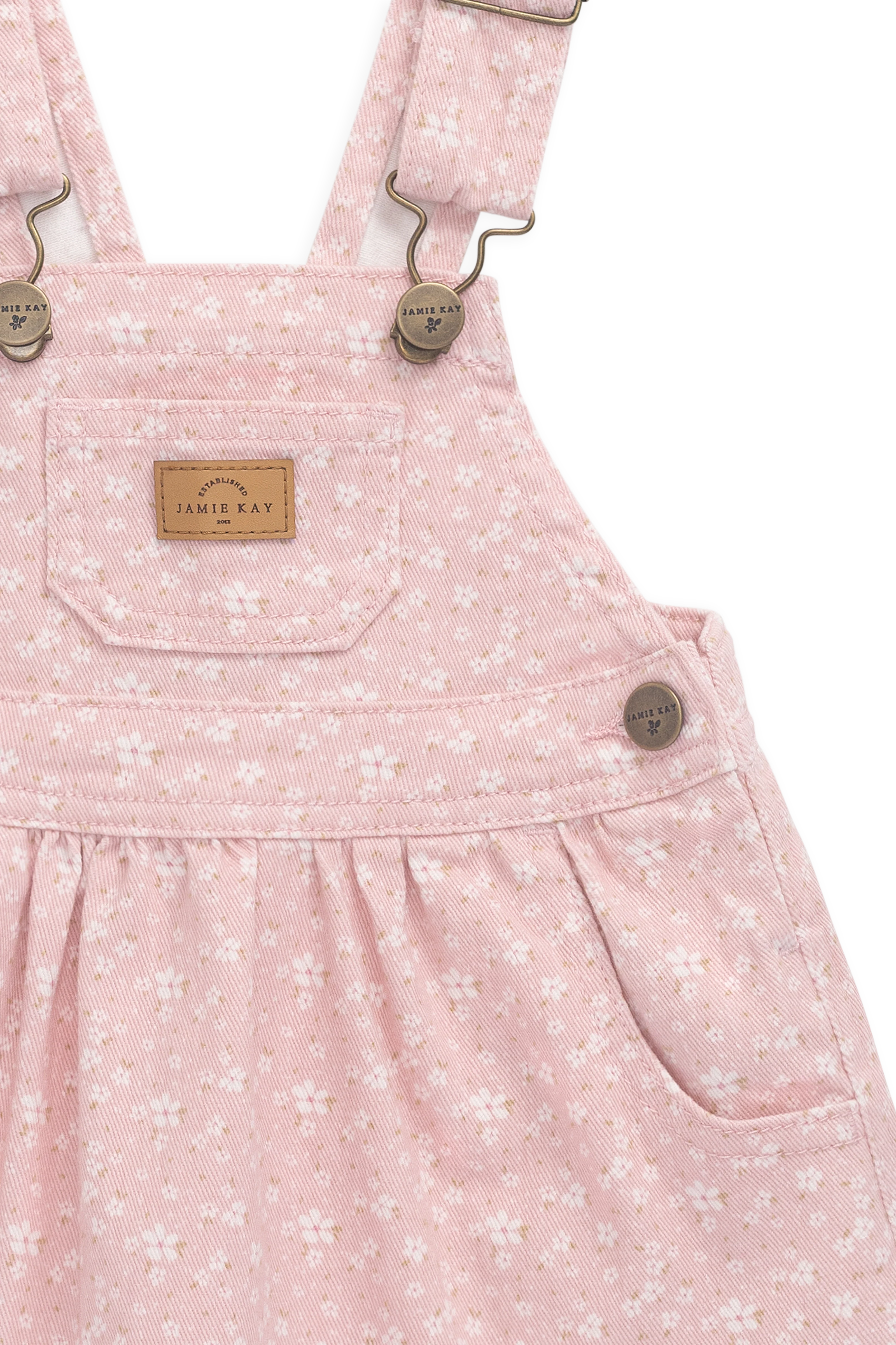 Norah Overall Dress-Paula Powder - Image 10