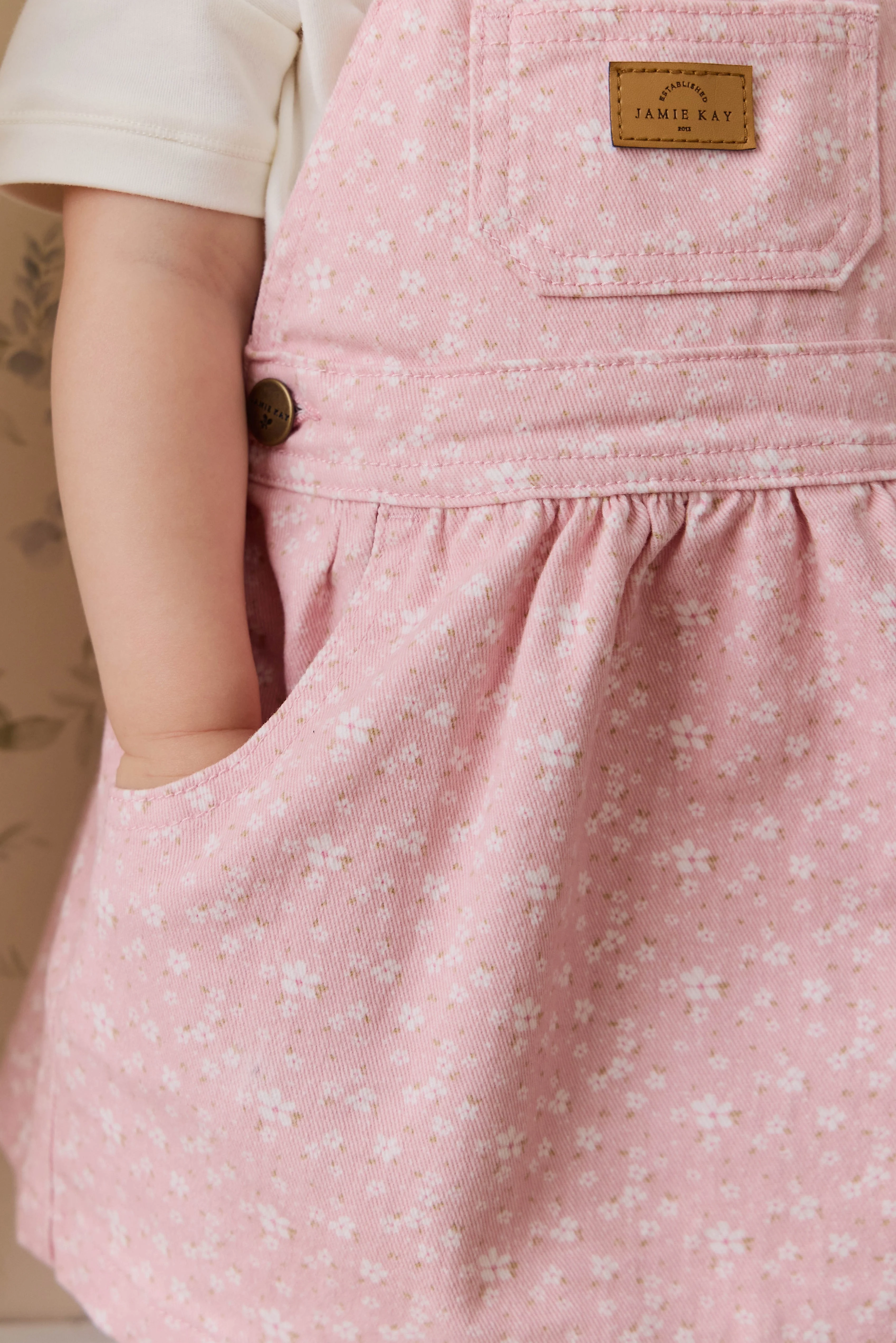Norah Overall Dress-Paula Powder - Image 5