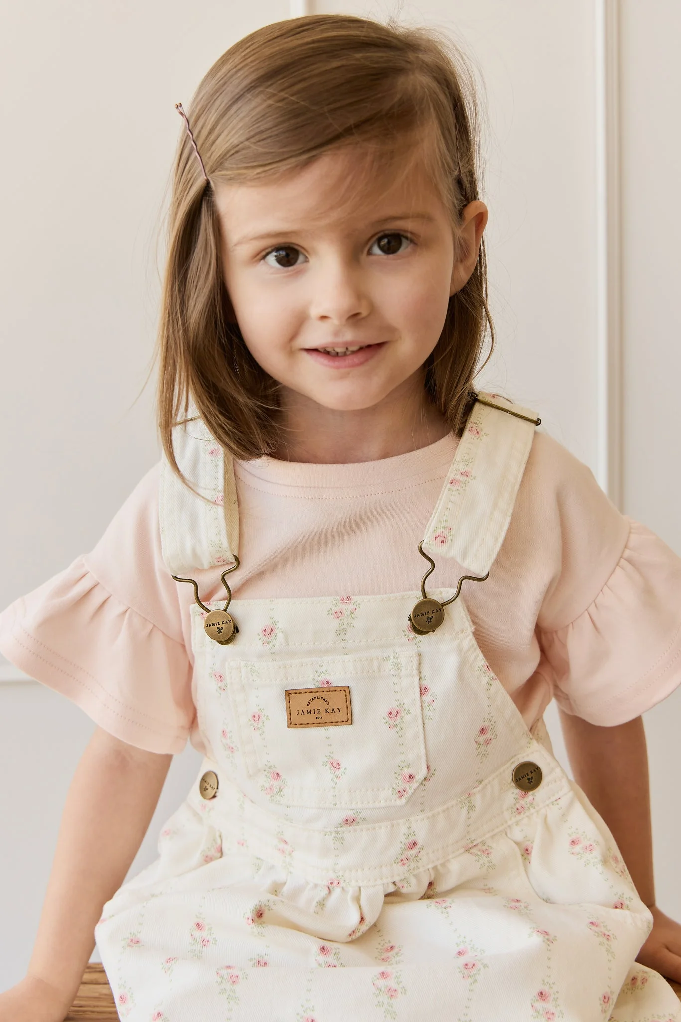 Norah Overall Dress - Rose Trail - Image 4