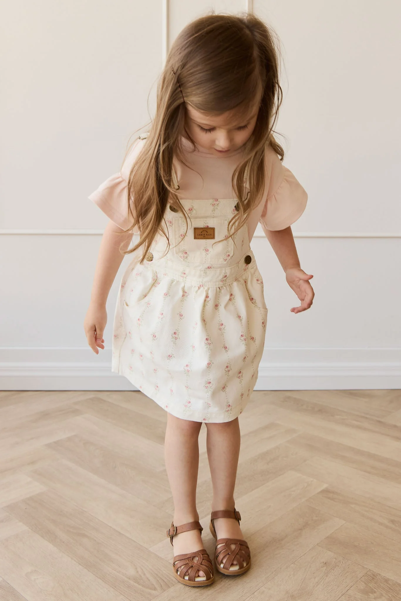 Norah Overall Dress - Rose Trail - Image 5
